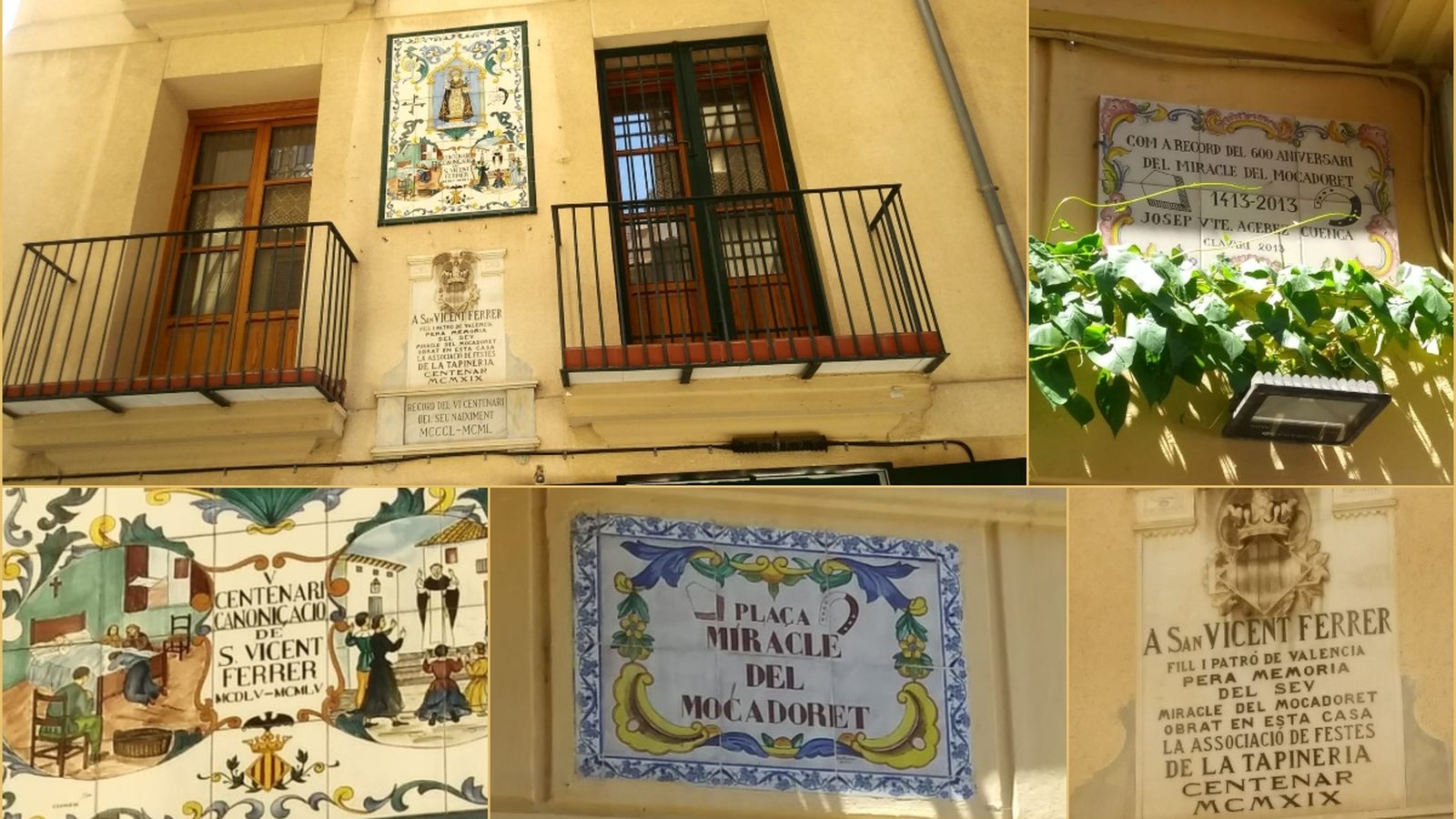 El carrer del Miracle del Mocadoret de València