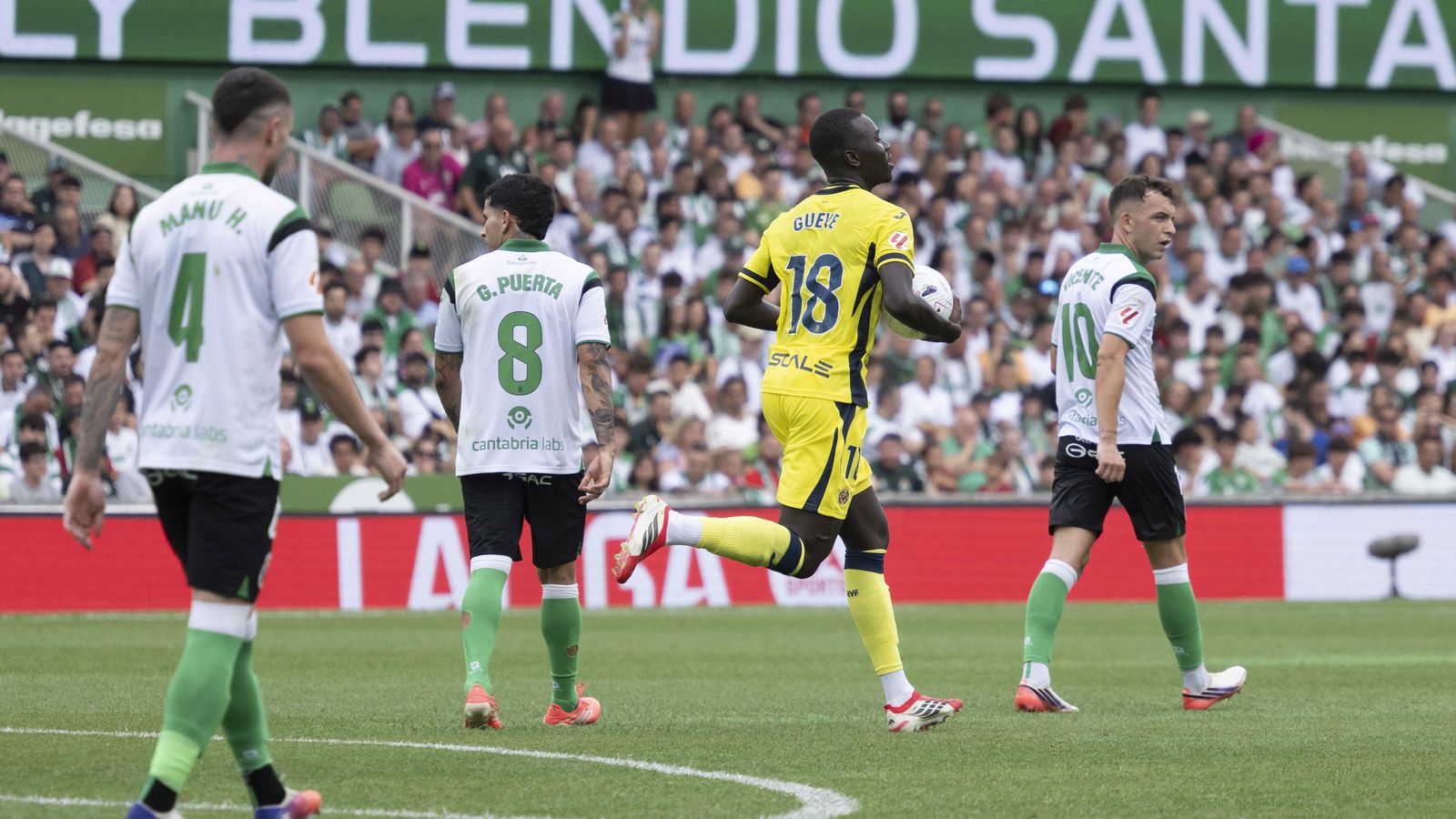 Gueye ha retallat distàncies i un minut després Pépé ha empatat el partit