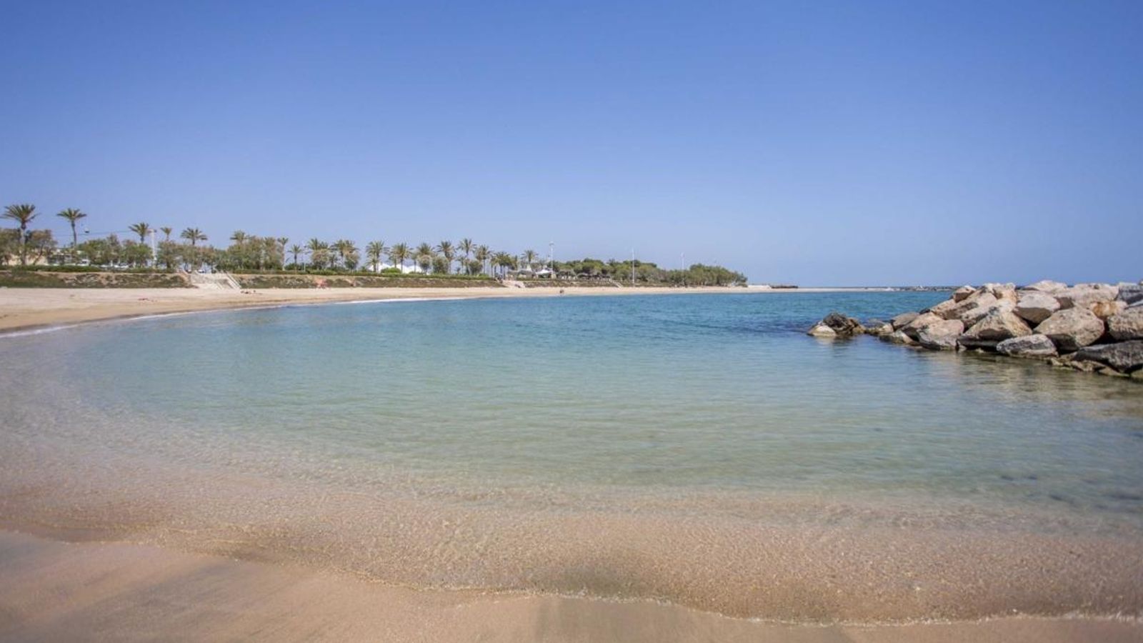 La platja es va tancar per l'elevada presència de paràmetres microbiològics