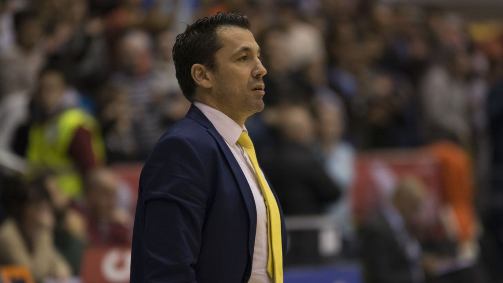 García de Vitòria, durant un partit