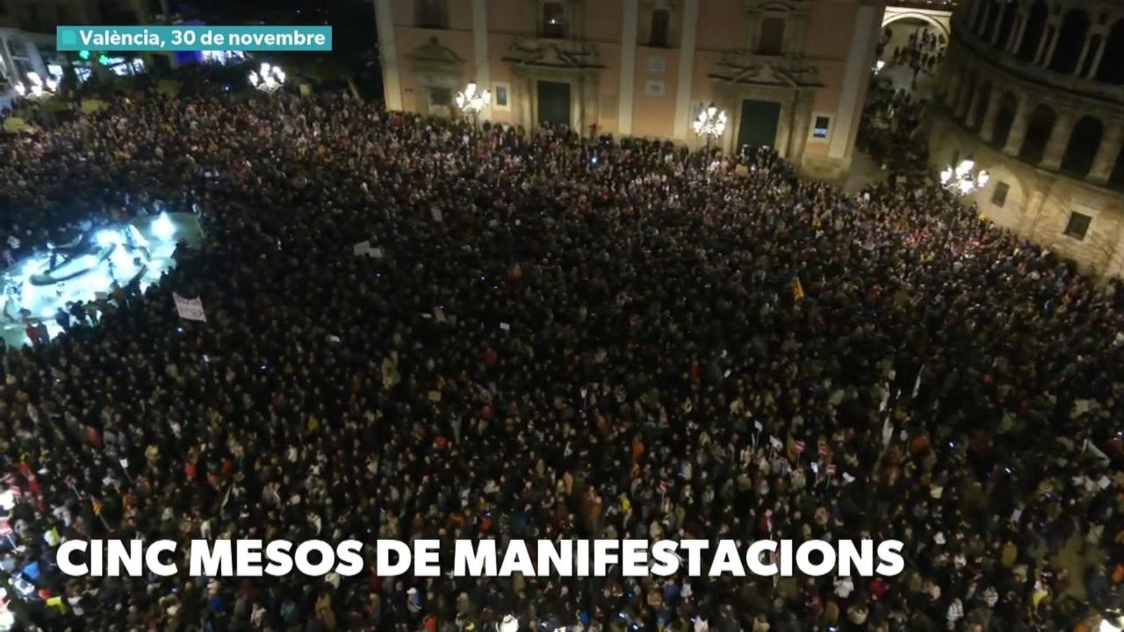 Sexta manifestació per la gestió de la dana en sis mesos