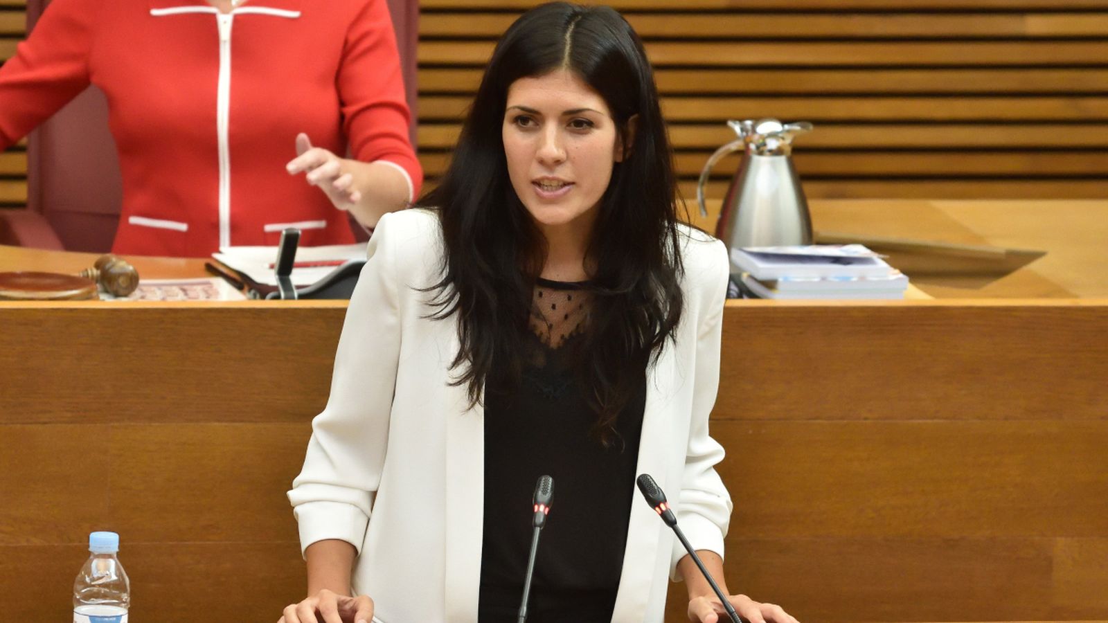 La portaveu d'Unides Podem, Naira Davó