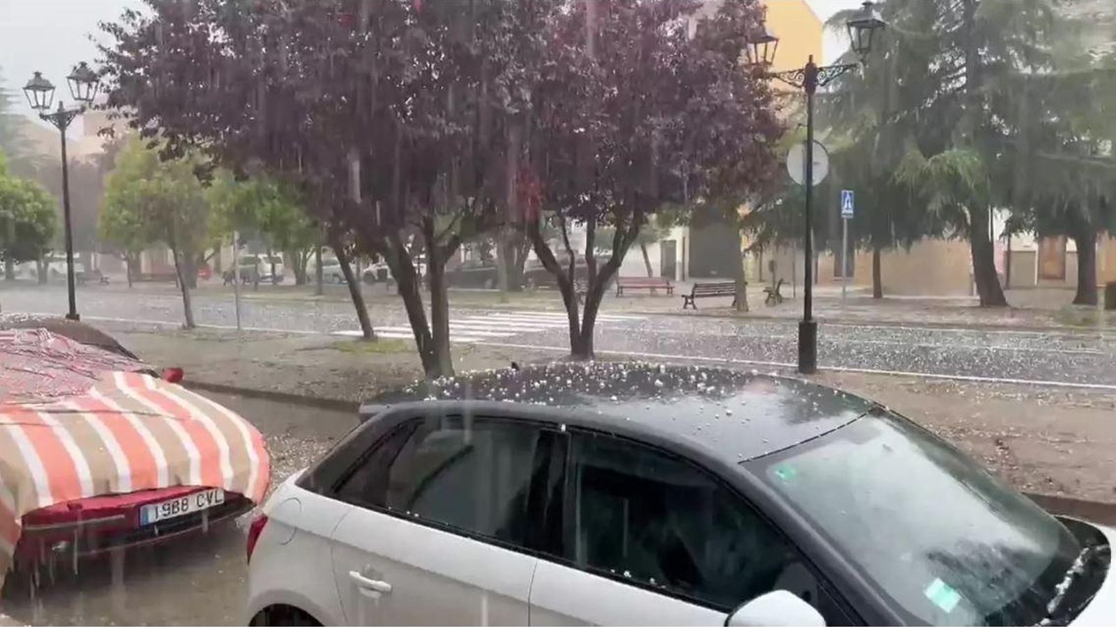 Vesprada de pluja, trons i pedra a Vilafranca