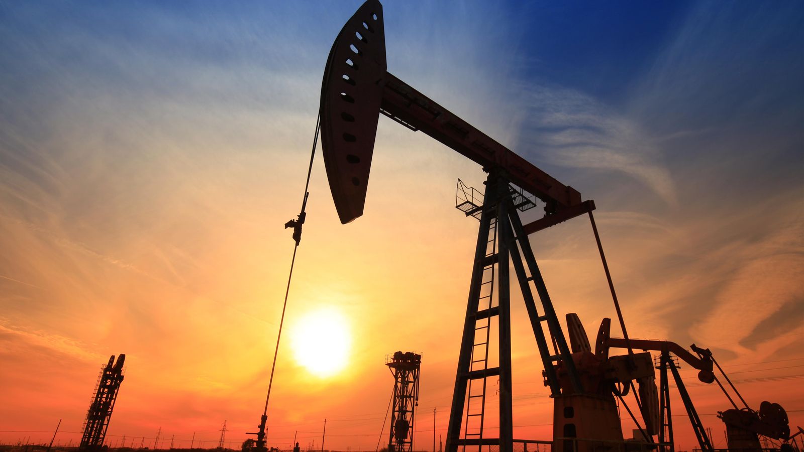 Imatge d'arxiu d'una bomba de petroli Imatge d'arxiu d'una bomba de petroli