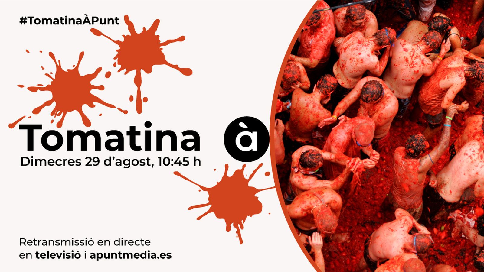 El programa començarà a les 10:45 h i inclourà la retransmissió de la festivitat