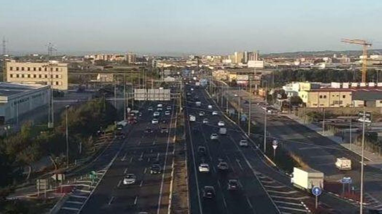 L'autovia V-31 aquest dimecres L'autovia V-31 aquest dimecres