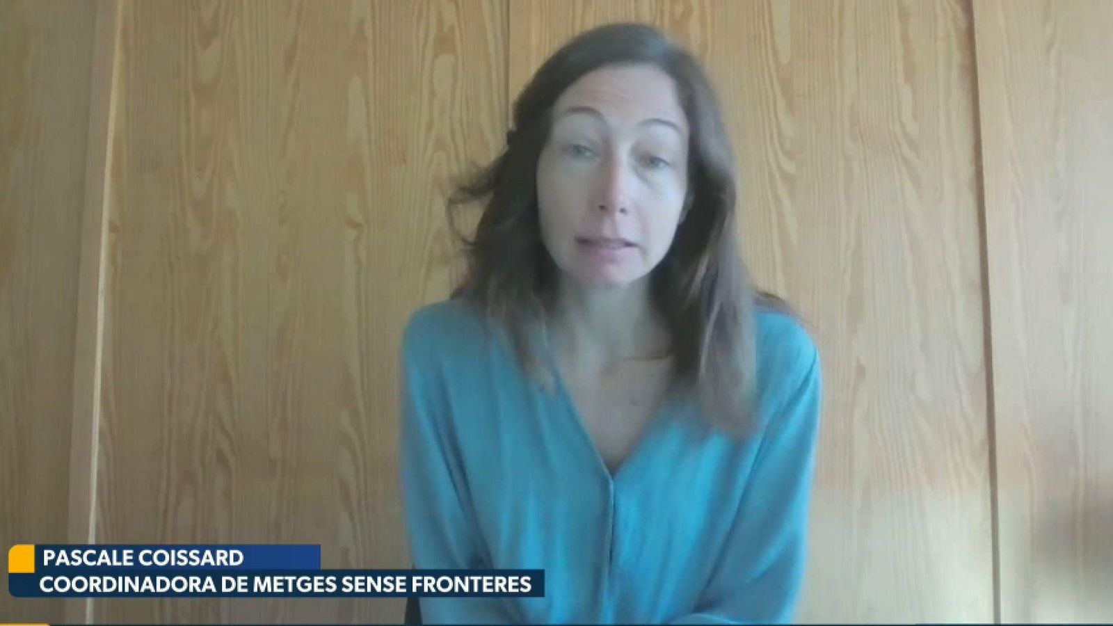 la coordinadora d'Emergències de l'ONG Metges Sense Fronteres, Pascalle Coissard, atén À Punt després de tornar de Gaza