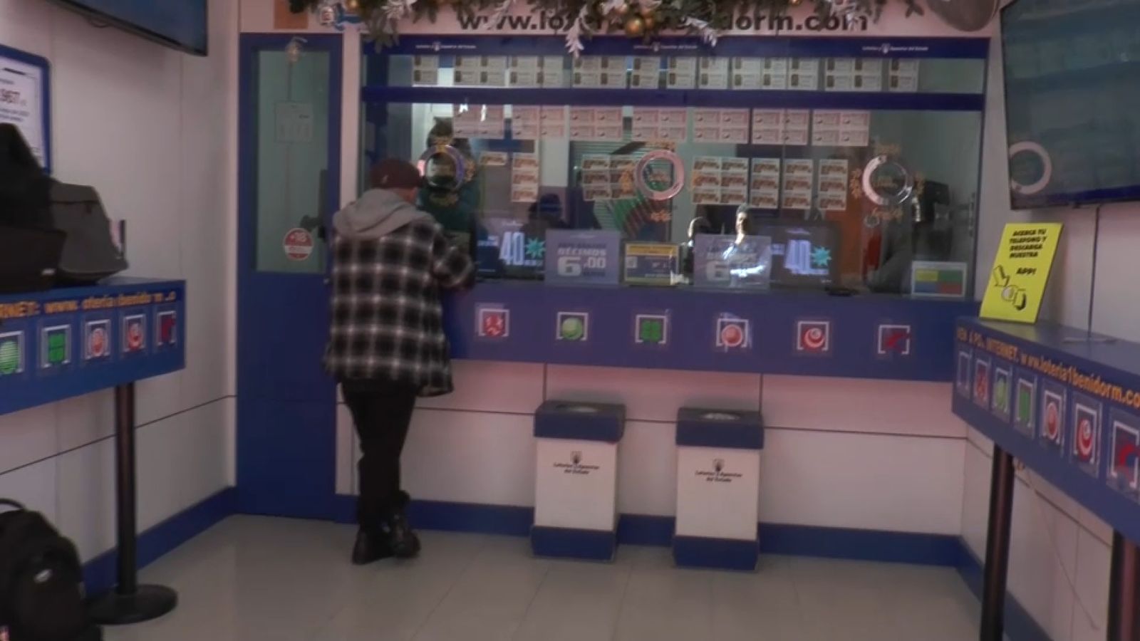 Aministració de Benidorm on s'ha venut un dels quints premis