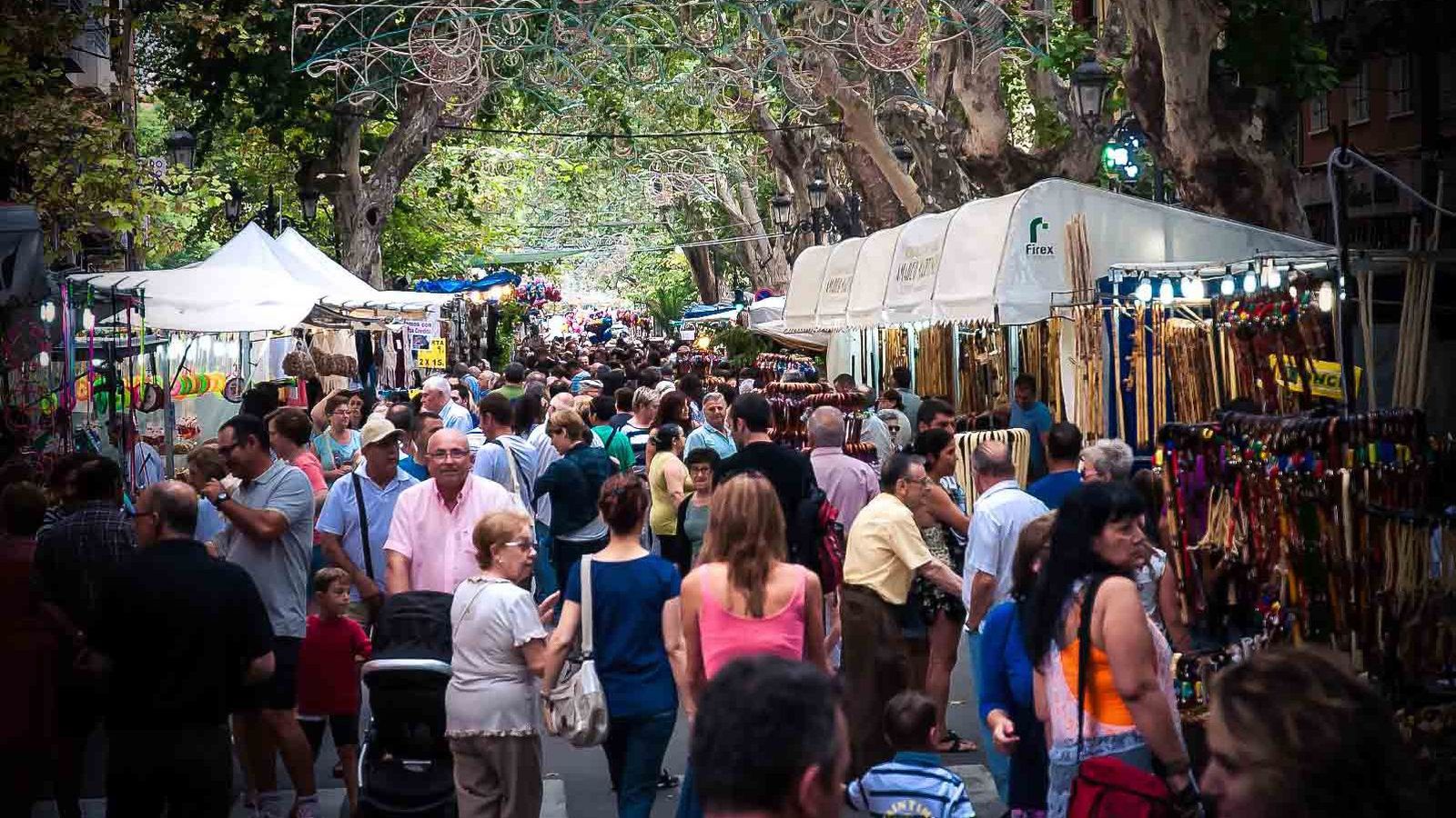 Foto d'arxiu de la Fira d'Agost de Xàtiva