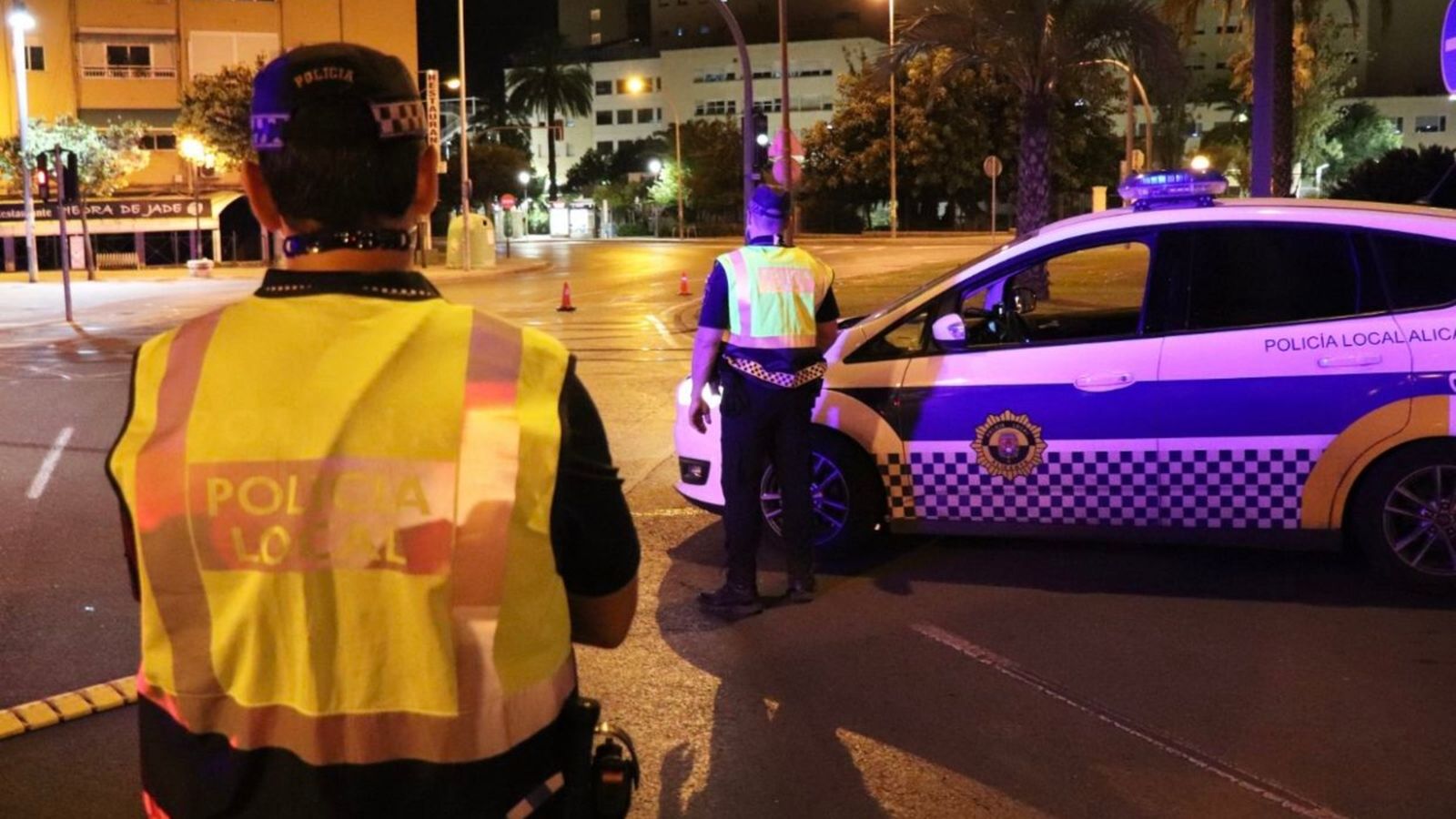 Control de trànsit a la ciutat d'Alacant