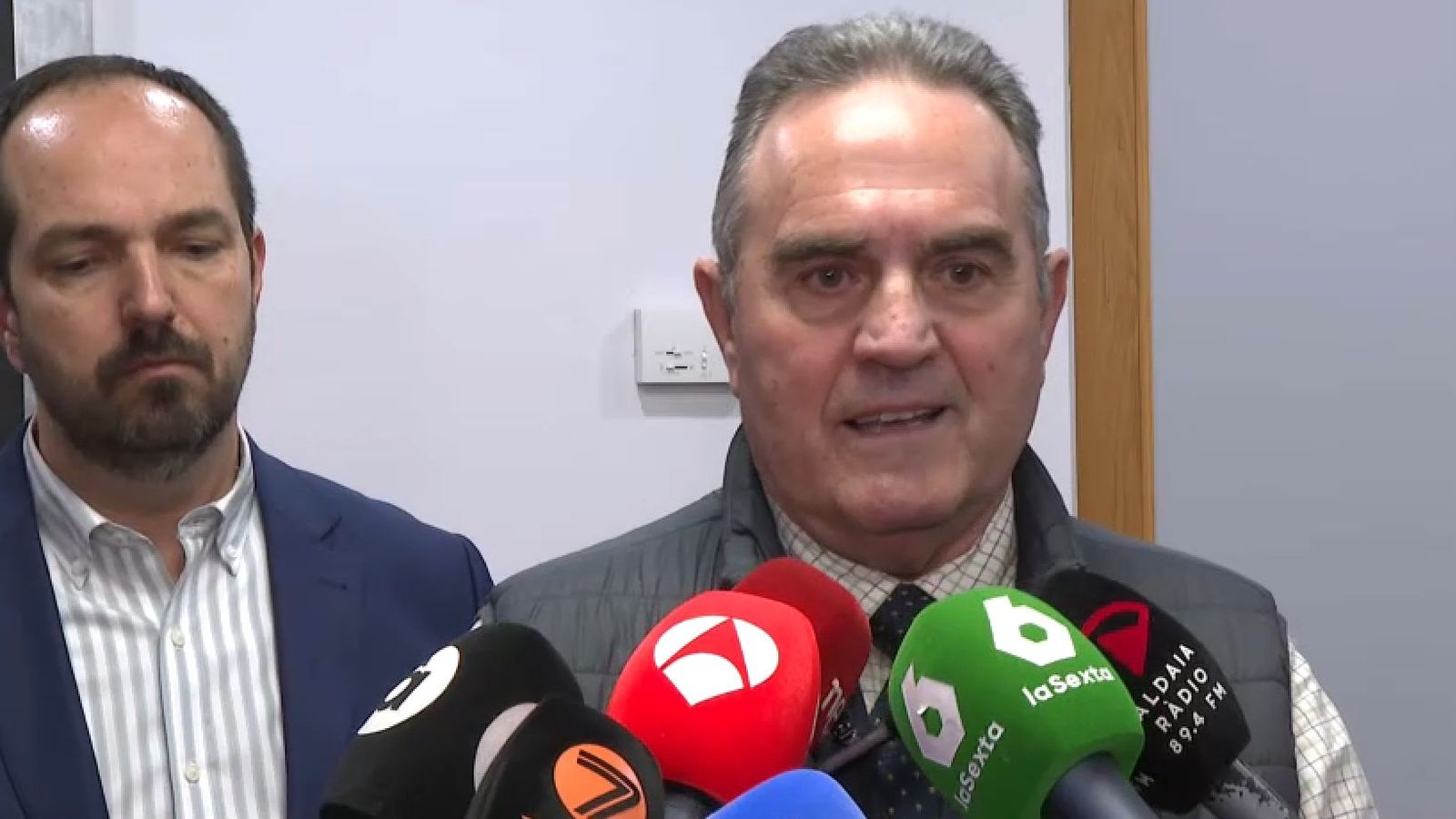 El vicepresident Francisco José Gan i l'alcalde d'Aldaia, Guillermo Luján