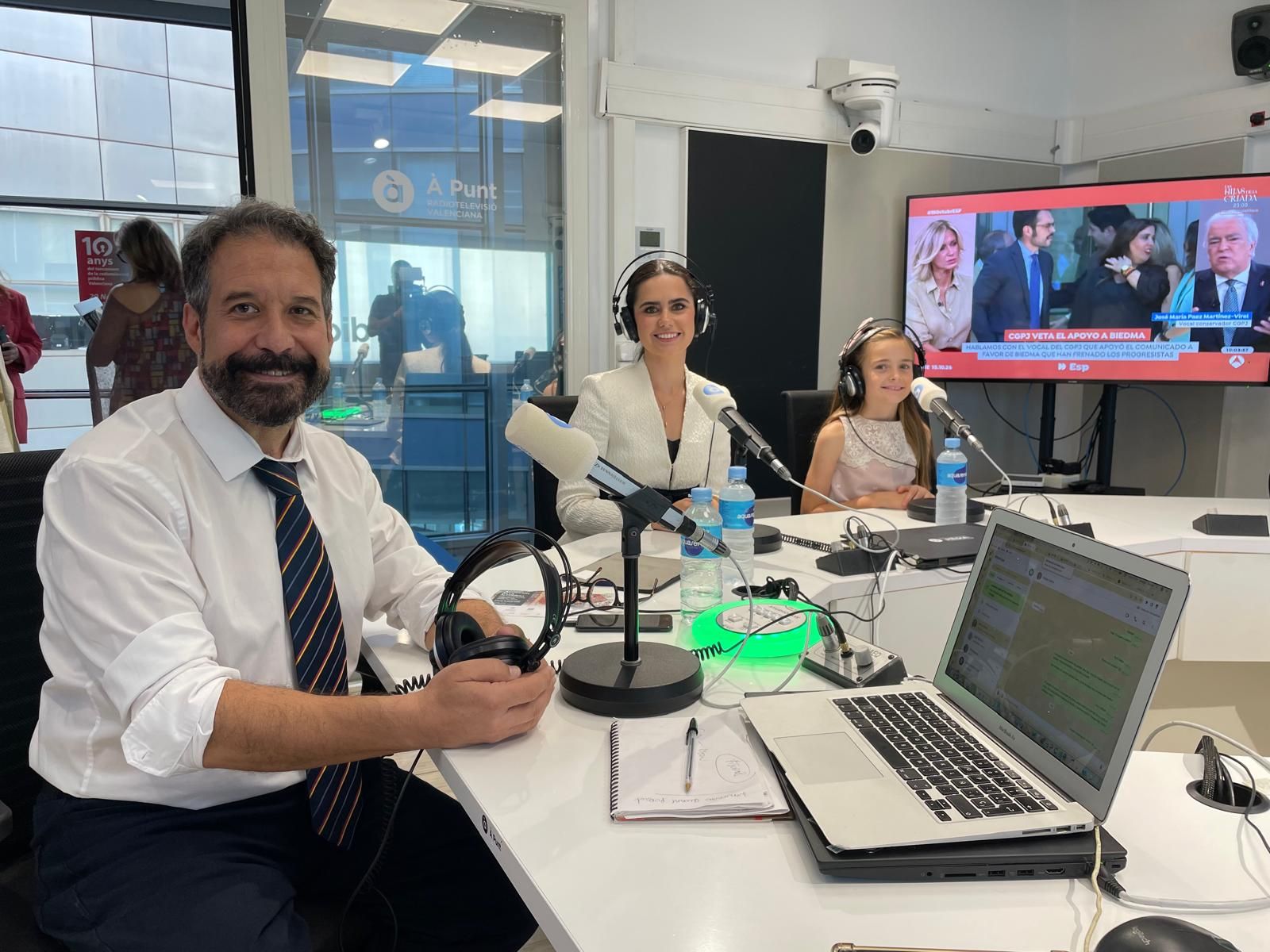 Amb Sergi Olcina, al 'Matí Directe' d'À Punt Ràdio