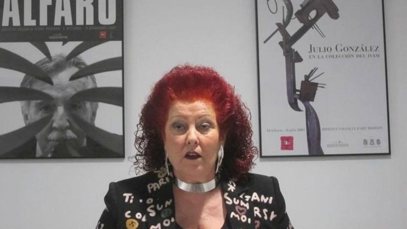 Consuelo Ciscar quan era directora de l'IVAM