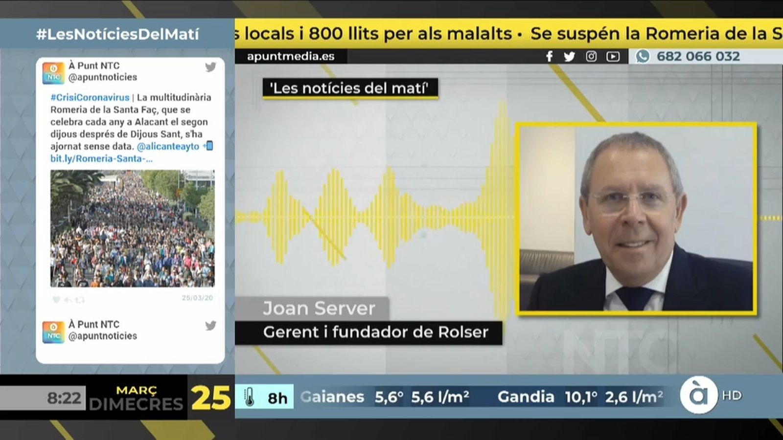 25.03.2020 | NM Entrevista a Joan Server