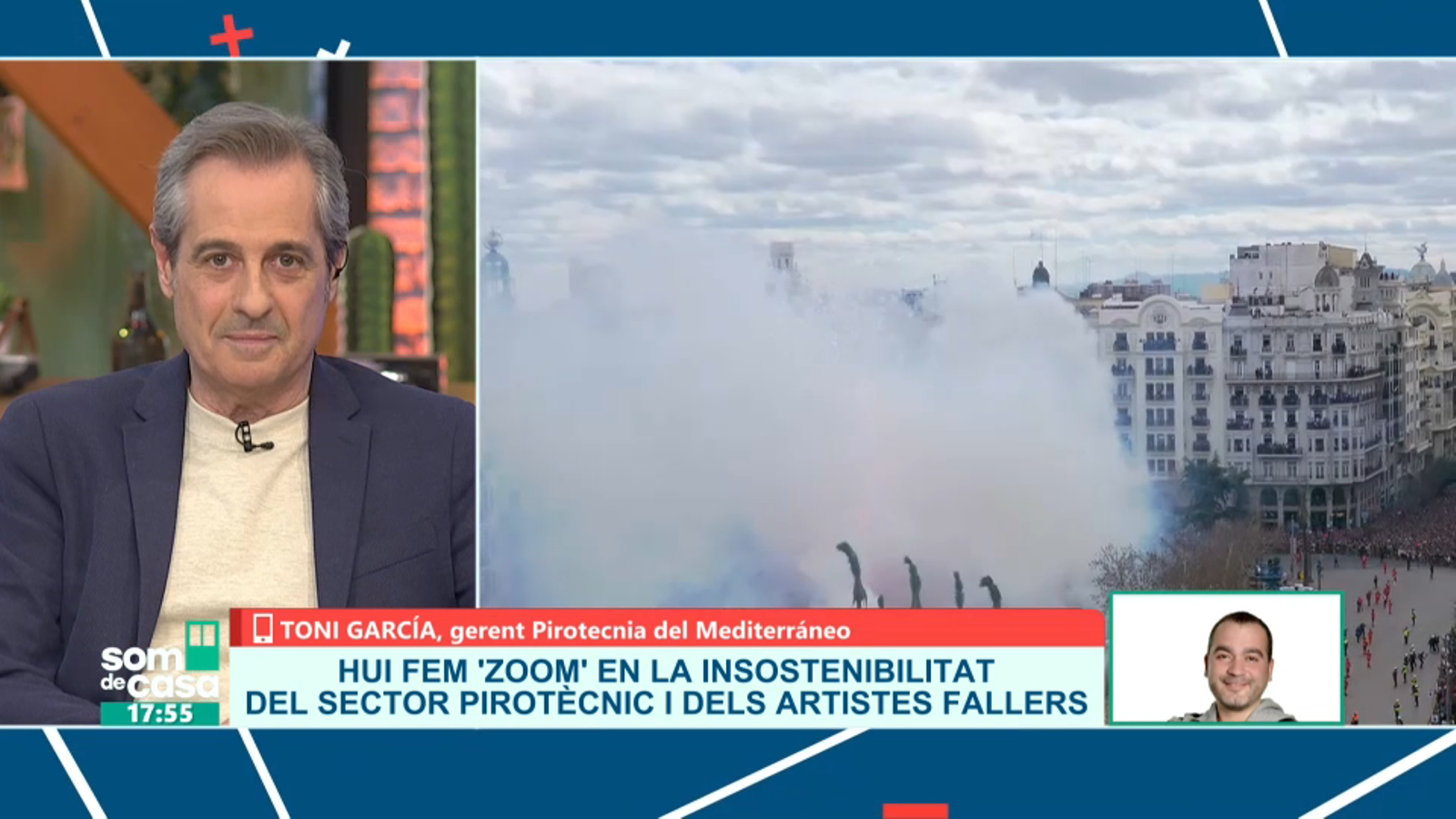 Ximo Rovira entrevista Toni García, gerent de Pirotecnia del Mediterráneo