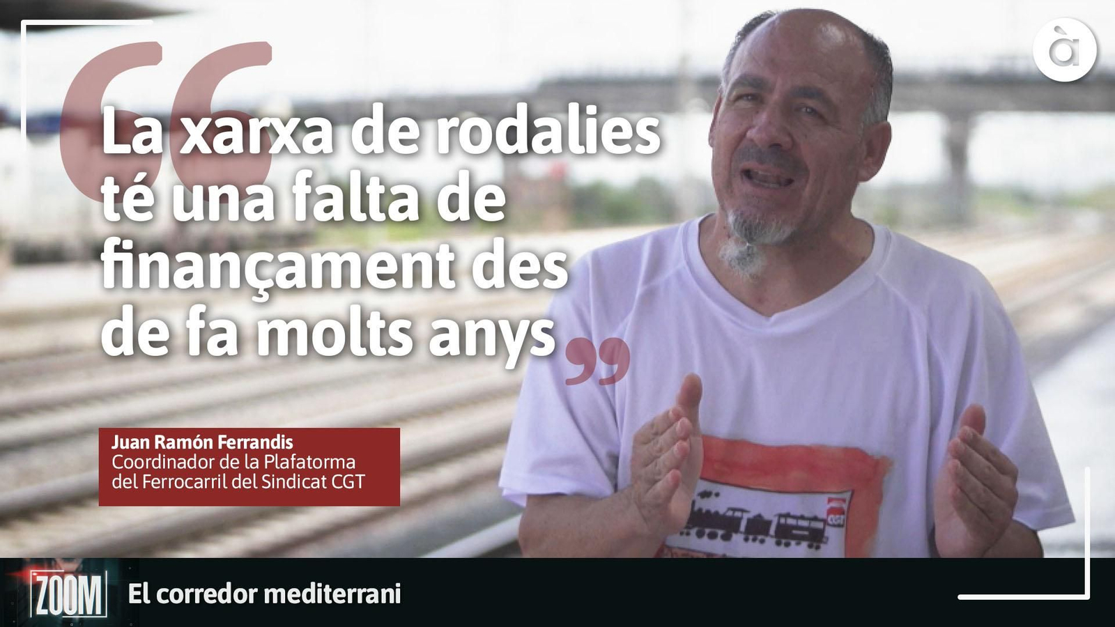 La infraestructura del corredor medierrani comportaria beneficis per a l’economia valenciana, però també per a la ciutadania.