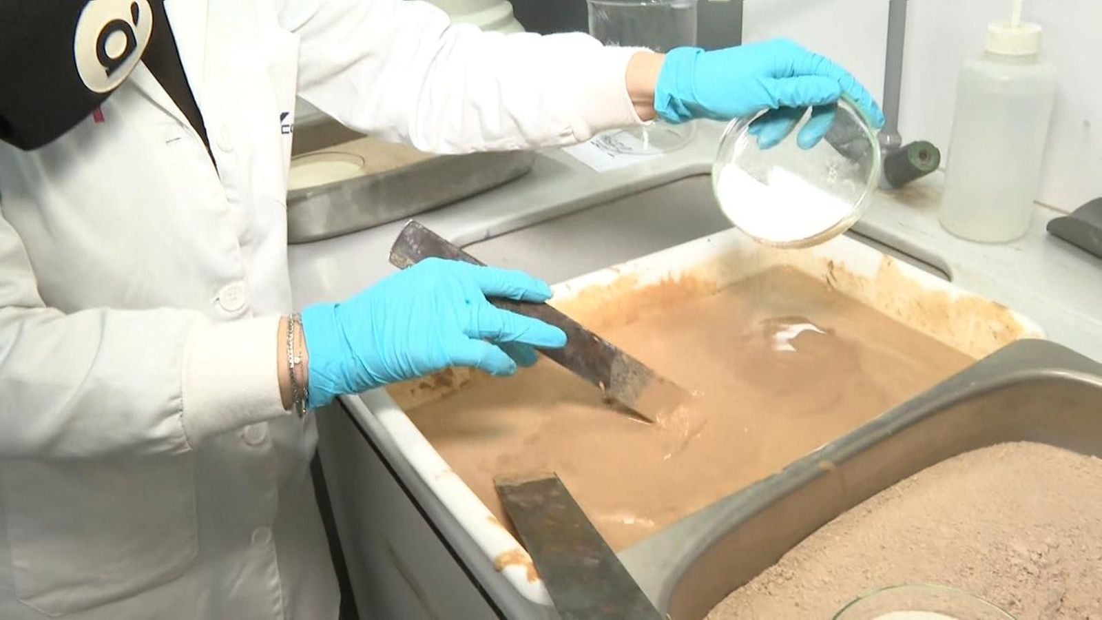 Proves amb el líquid espessidor