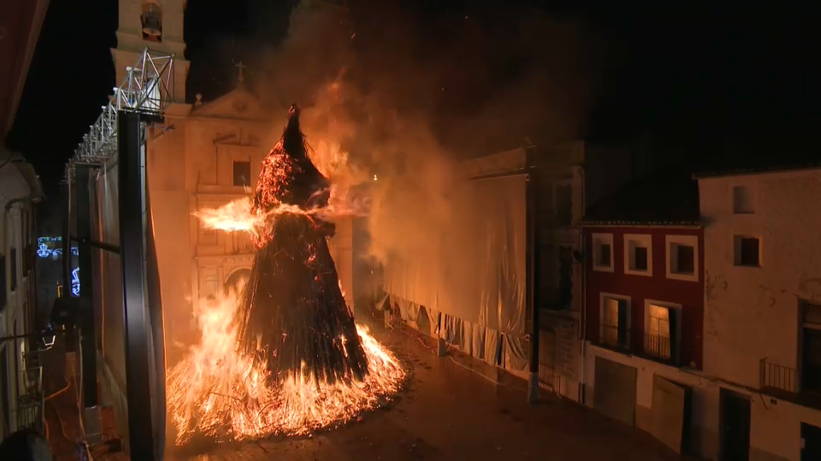 Cremada de la foguera de Canals 2024