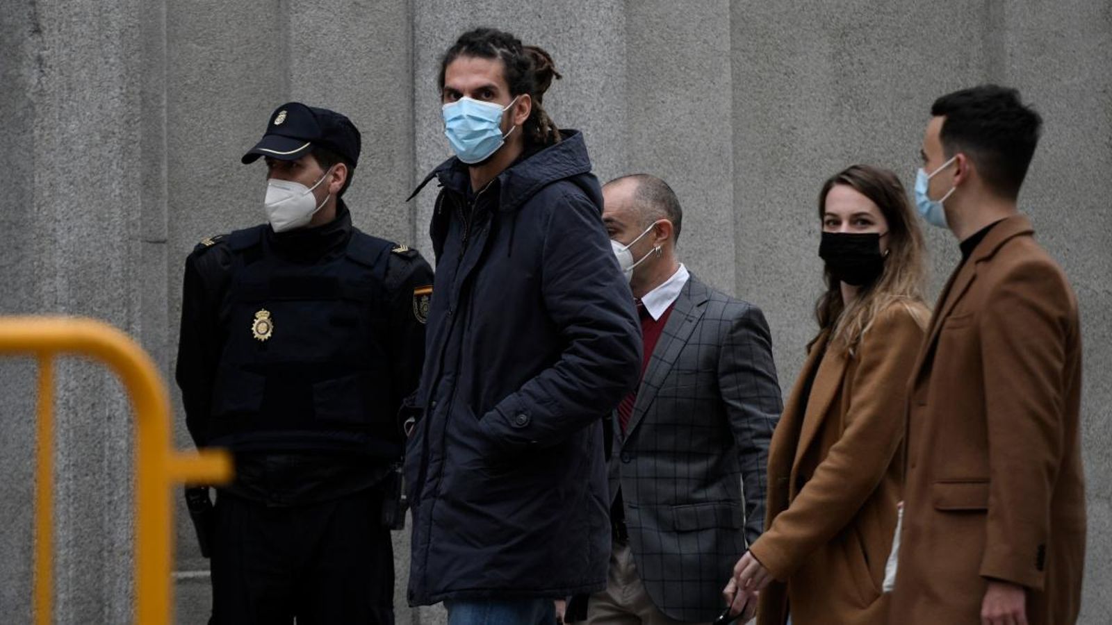 El diputat de Podem Alberto Rodríguez en els moments previs a la seua declaració judicial