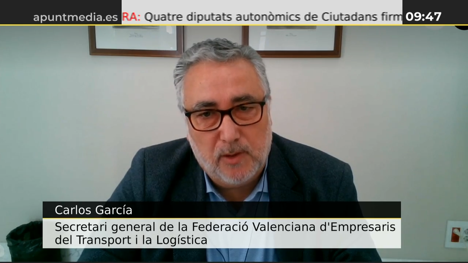 Carlos García, Federació Valenciana d'Empresaris del Transport i la Logística (FVET)
