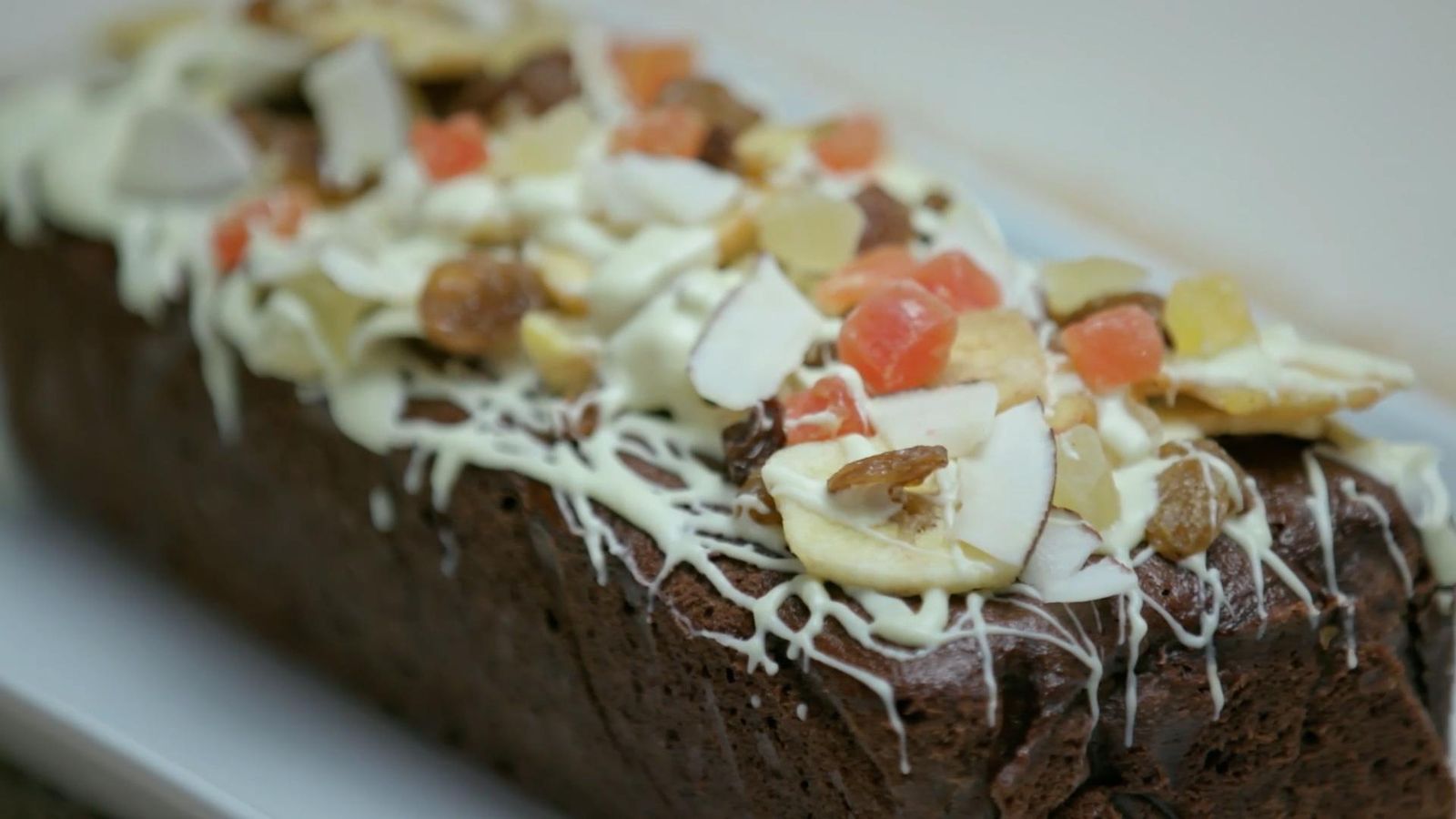 Pastís de xocolate i plàtan ppal