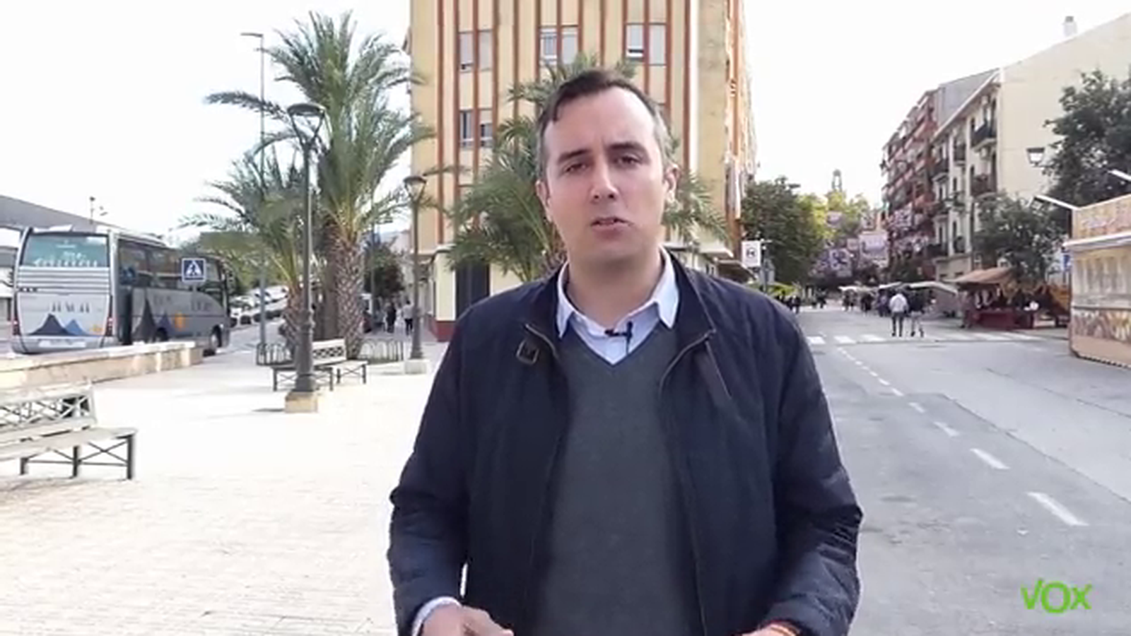 El diputat Miguel Pascual, en el vídeo