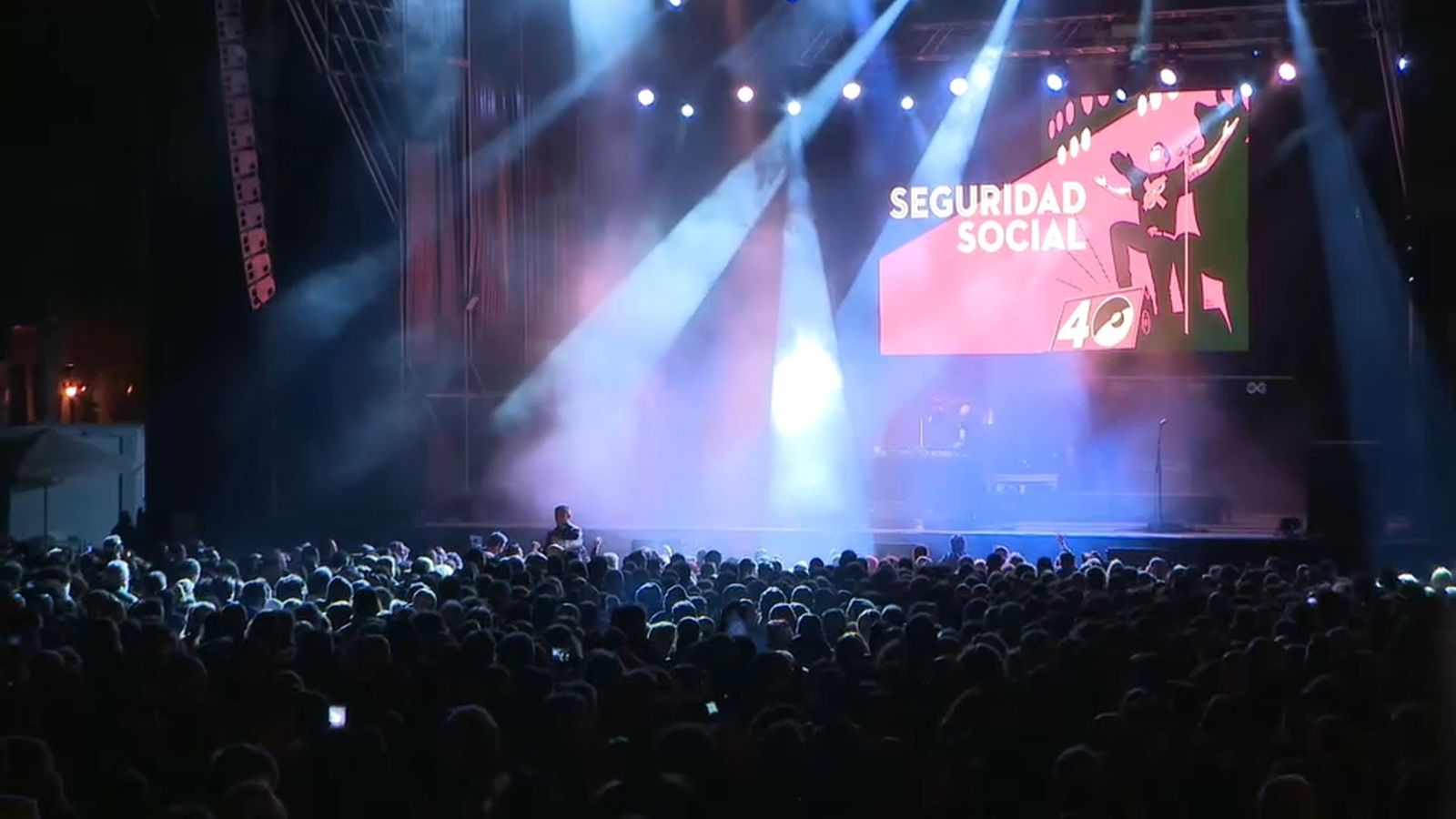 Seguretat Social en directe als Jardins de Vivers de València
