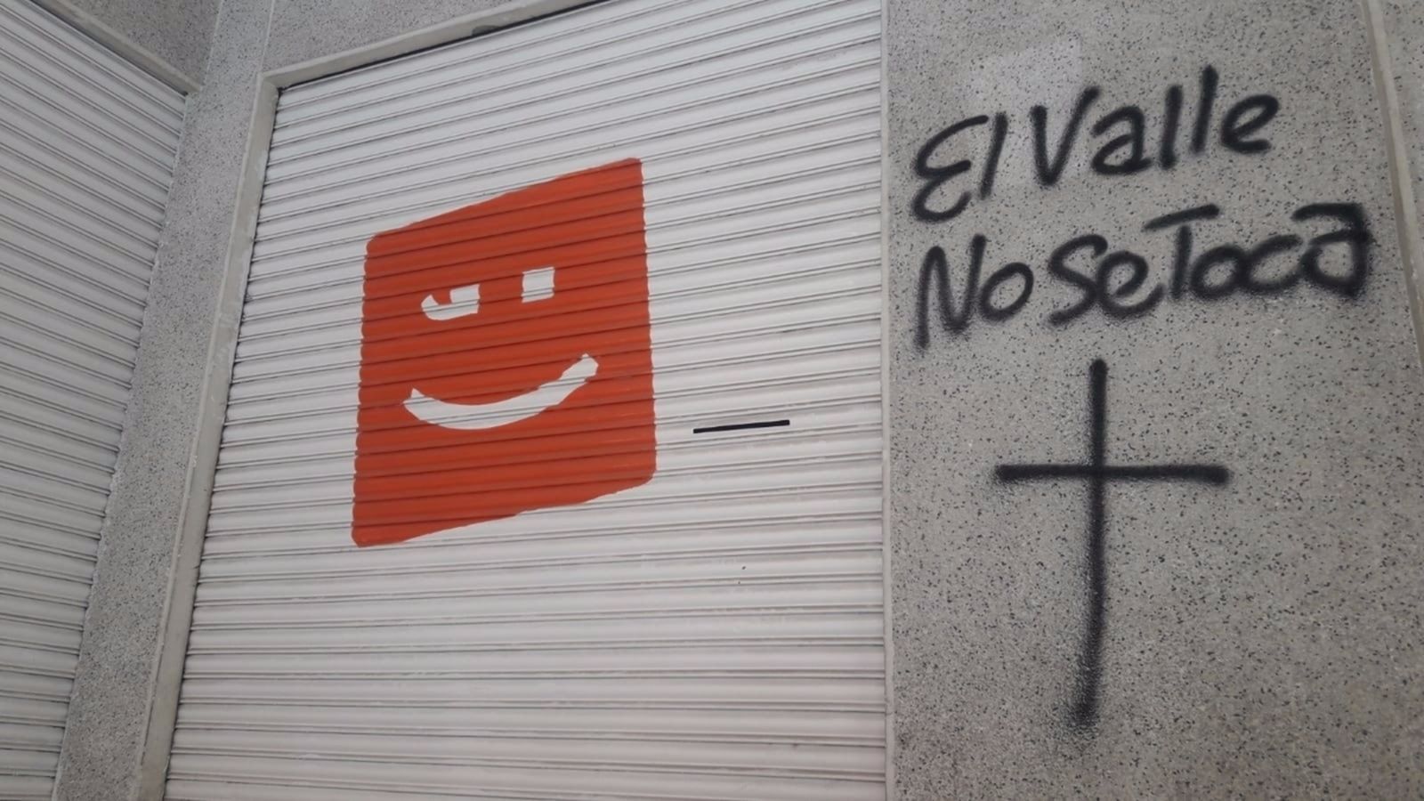 Compromís per Crevillent ha denunciat a la Guàrdia Civil pintades a la seua seu a favor del Valle de los Caídos