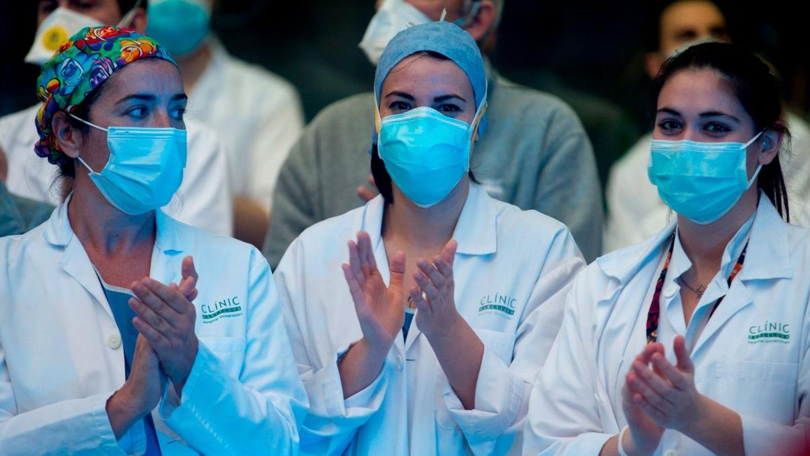 Personal sanitari de l'Hospital Clínic de Barcelona