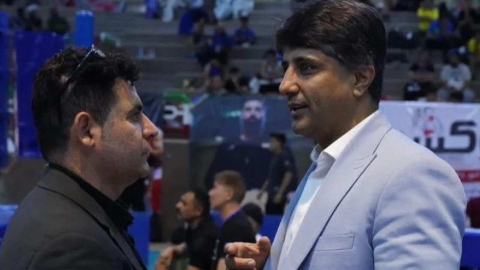 Hossein Suri (dreta) en una imatge d'arxiu