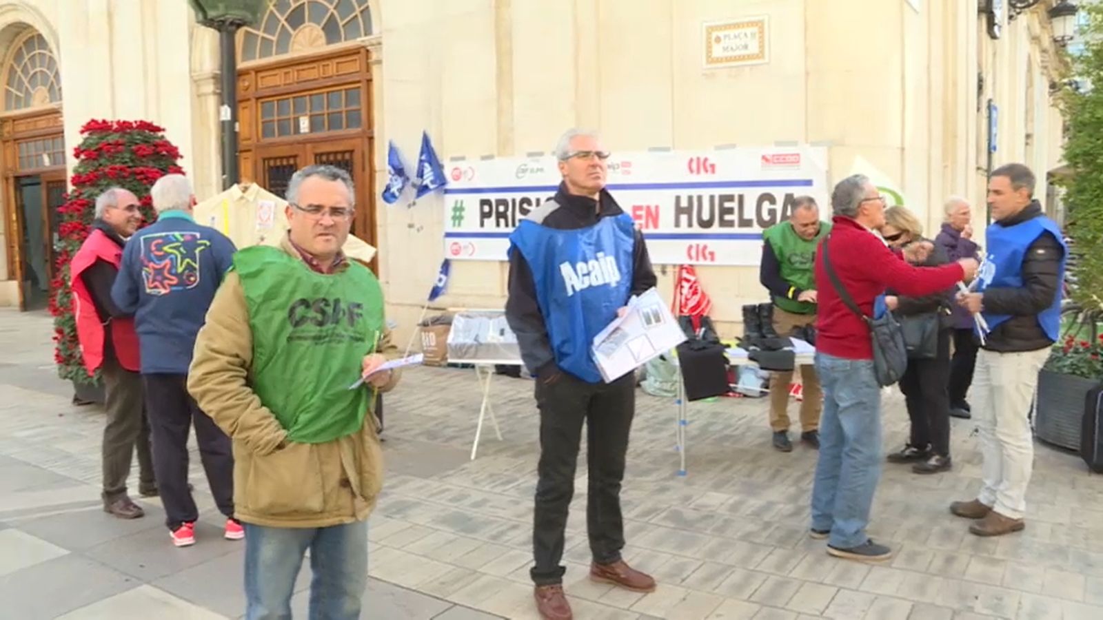 Els funcionaris de presons mostren la seua problemàtica a la ciutadania