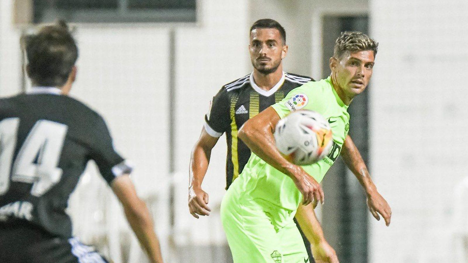 L'argentí Lucas Boyé durant el partit contra el Saragossa al Pinatar Arena