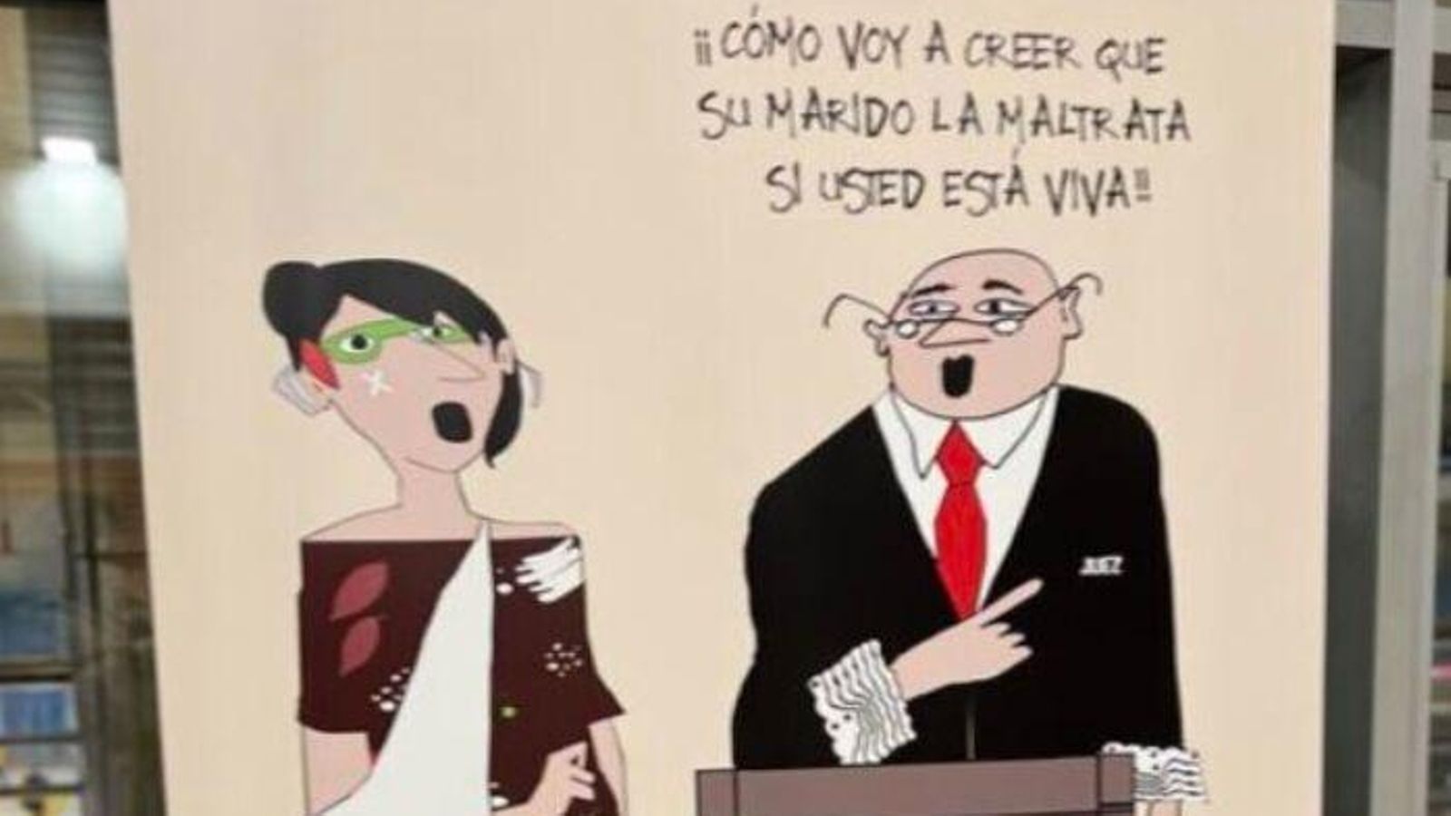 El polèmic cartell que rebutgen les associacions judicials