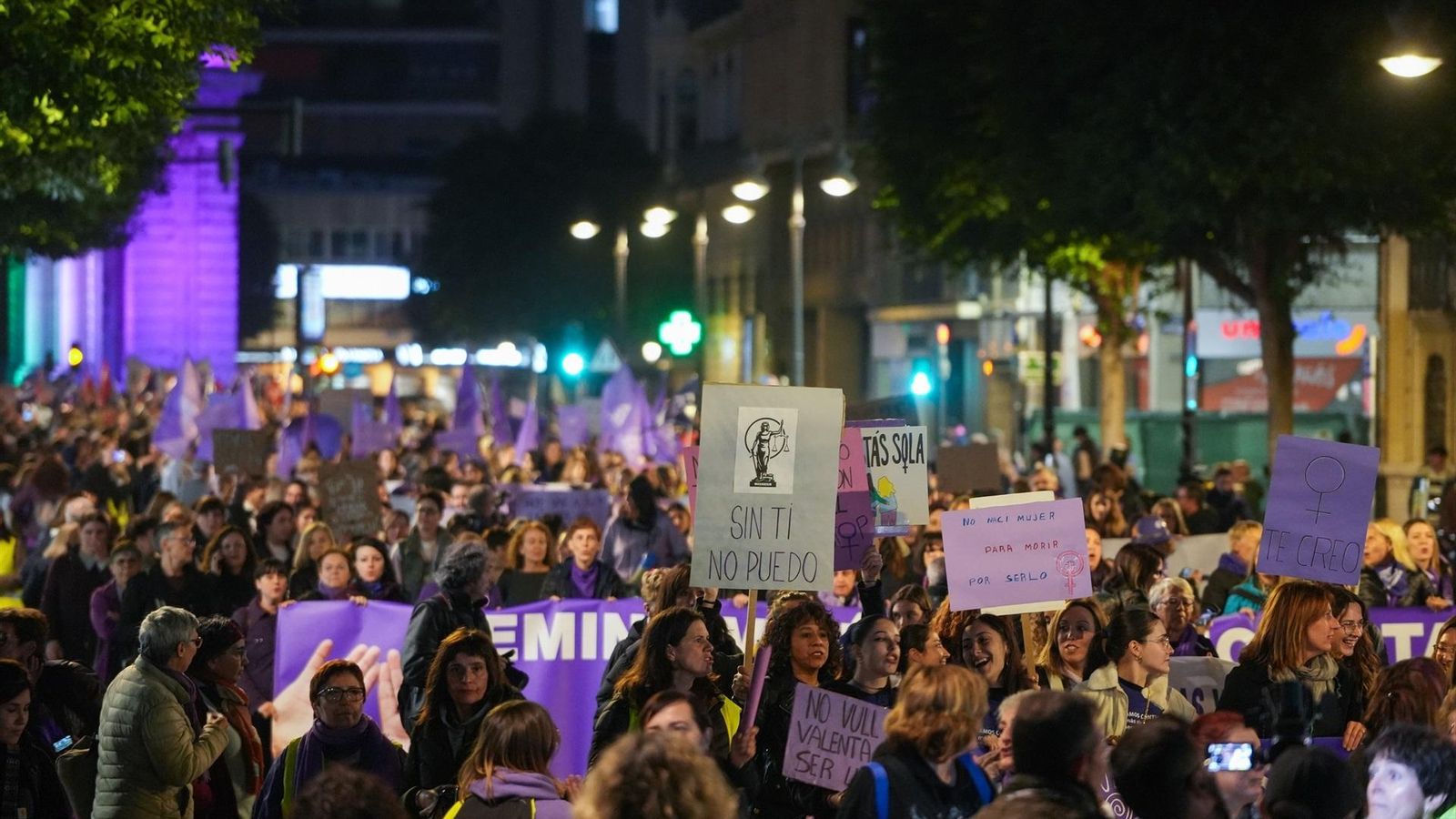 Manifestació del 25N de 2023 a València