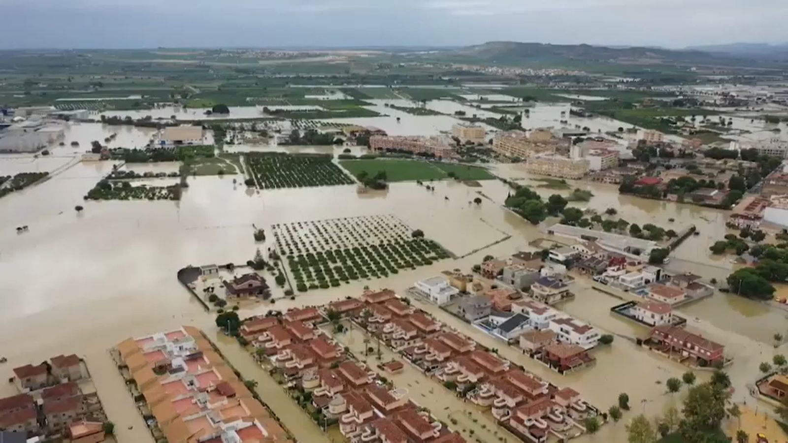 El Baix Segura, negat per l'aigua que va deixar la Dana.