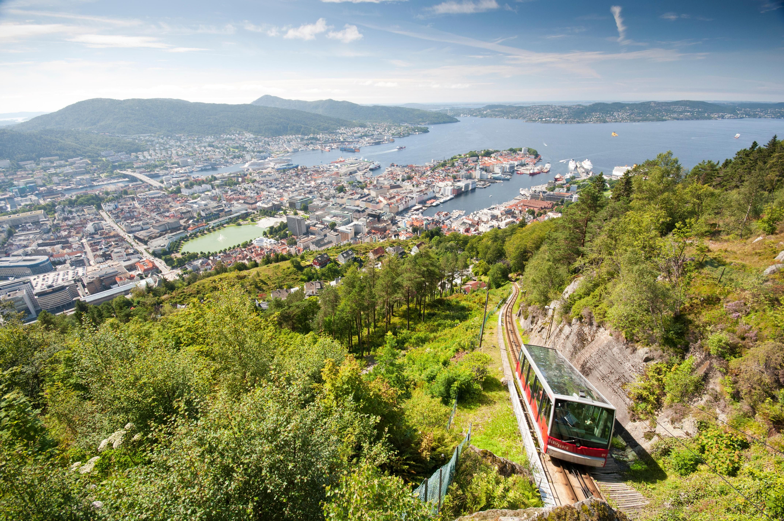 2. El funicular de Fløibanen