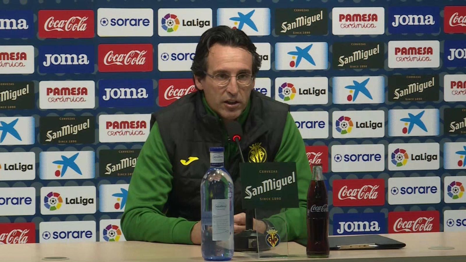 L'entrenador del Vila-real, Unai Emery