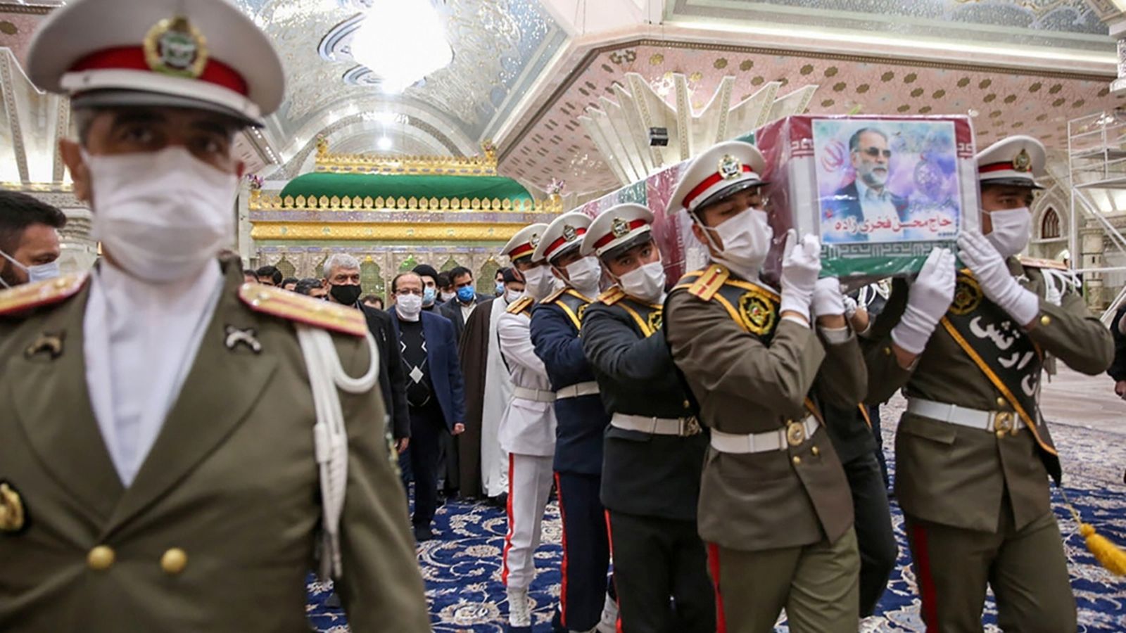 Funeral del científic Mohsen Fakhrizadeh al santuari de l’Imam Khomeini a Teheran