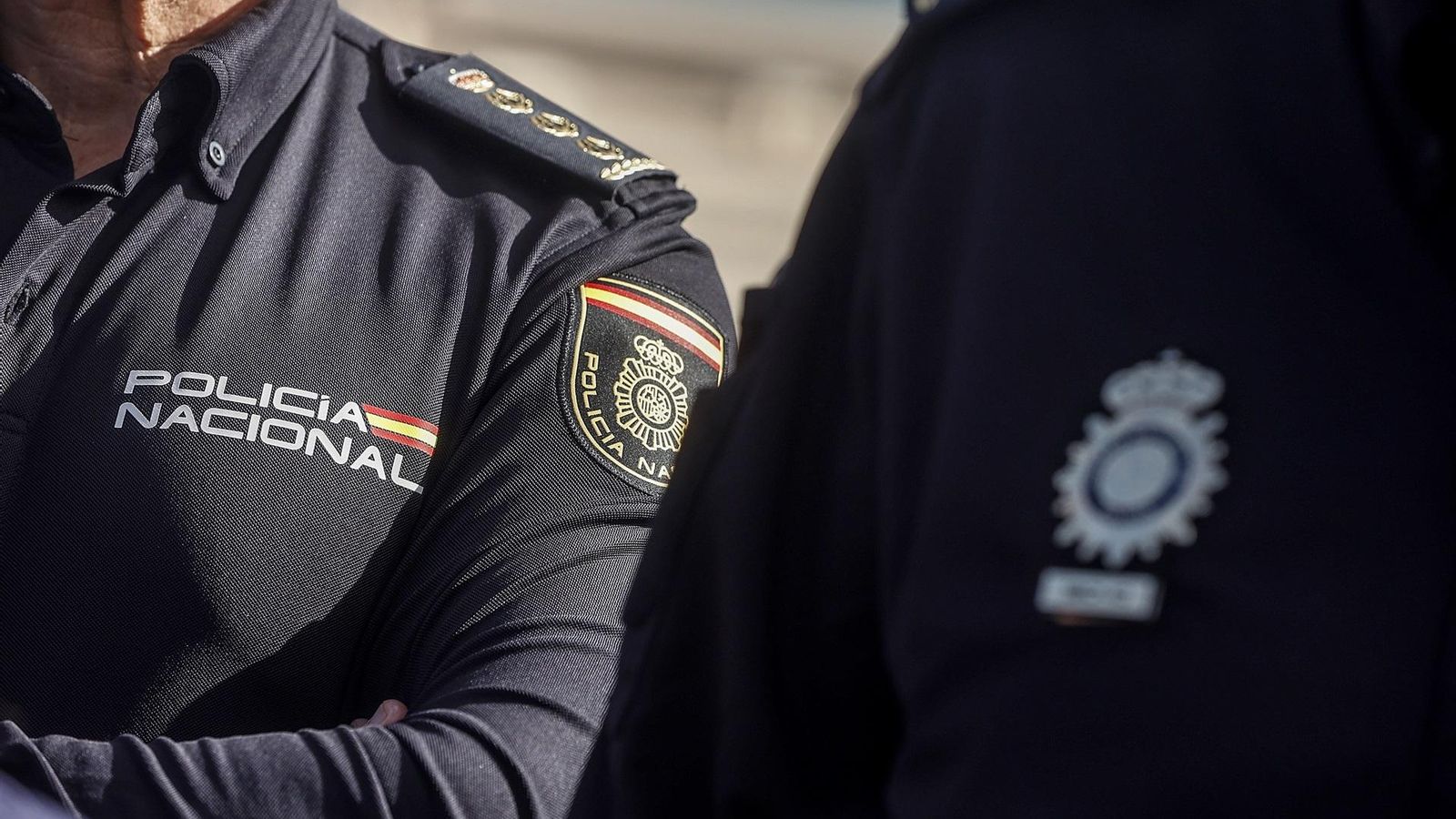 Imatge d'arxiu d'un agent de la policia nacional Imatge d'arxiu d'un agent de la policia nacional
