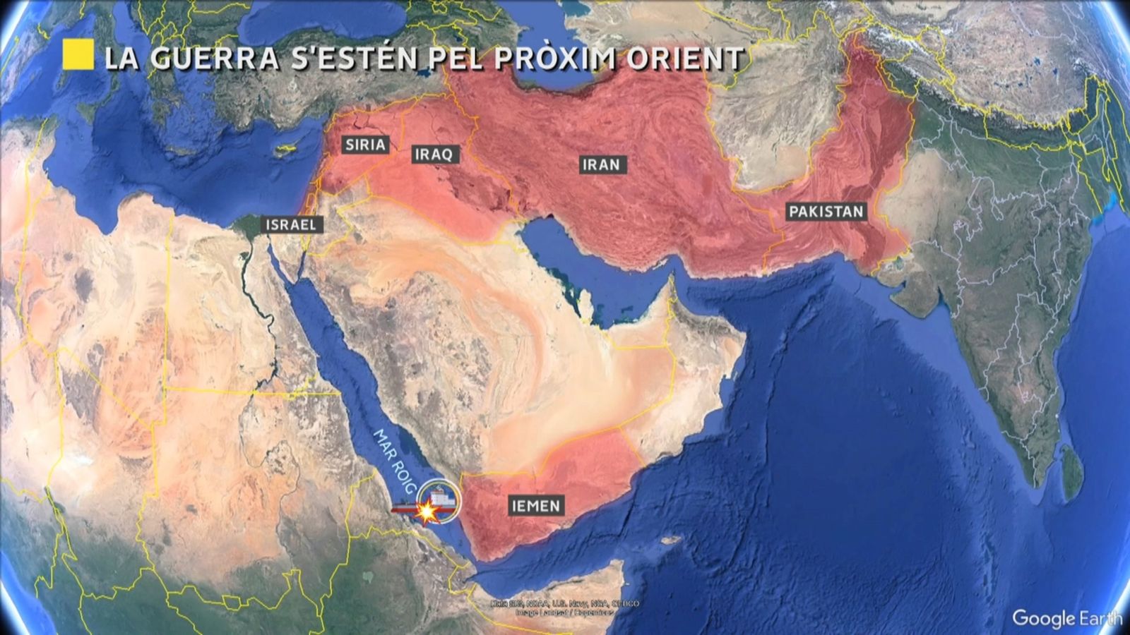 La guerra d'Israel a Gaza s'estén pel Pròxim Orient