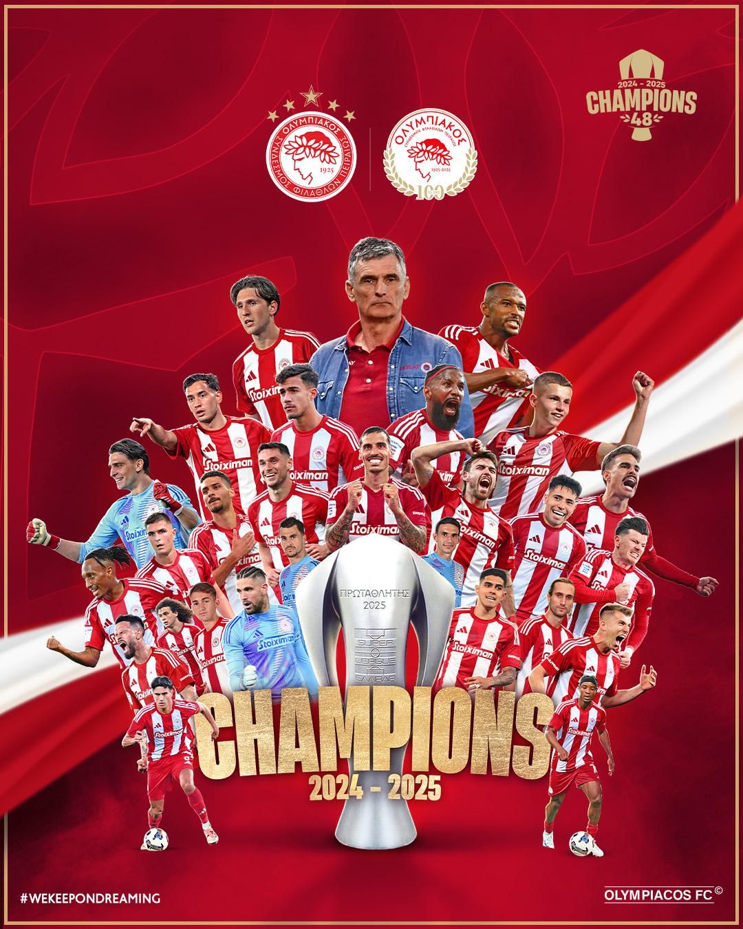 L'Olympiacos, campió de la lliga grega