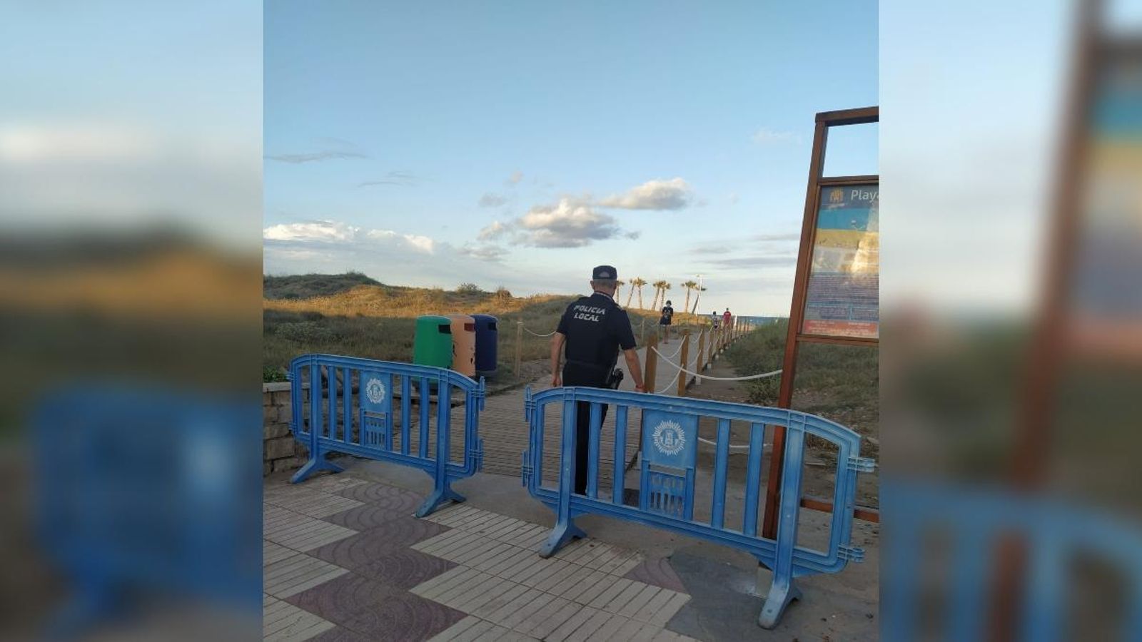 Canet d'en Berenguer tanca la platja durant la nit