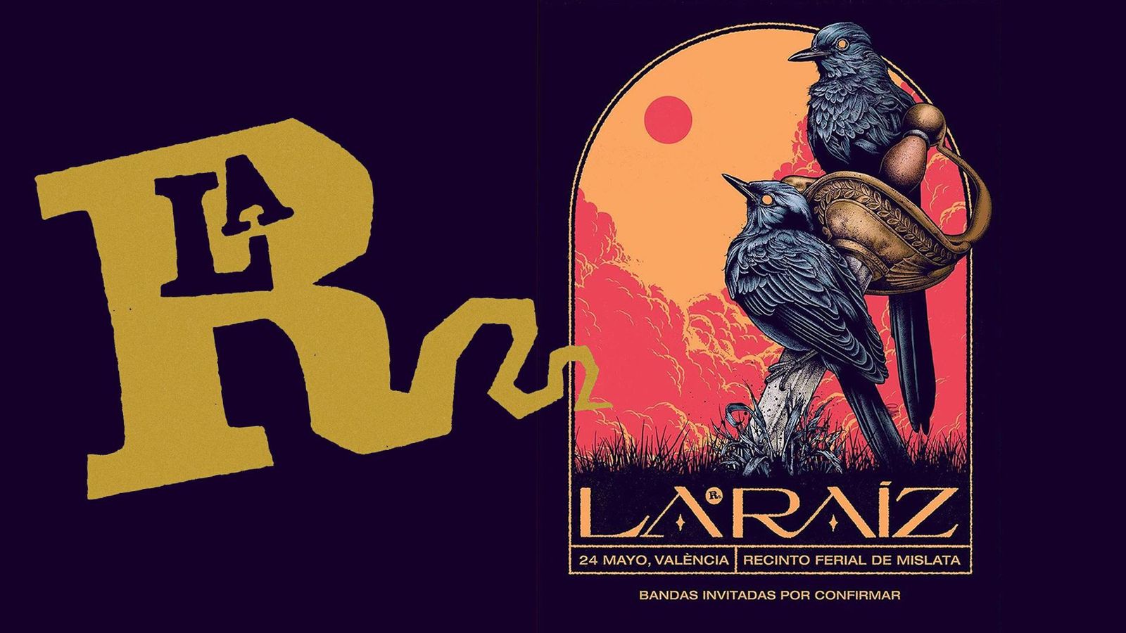 Cartell per al concert de Mislata que la banda ha publicat en les seues xarxes socials