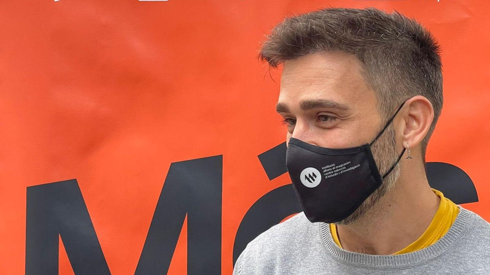 L'actual síndic de Compromís, Fran Ferri, a l'últim Consell Nacional de Més de 2021