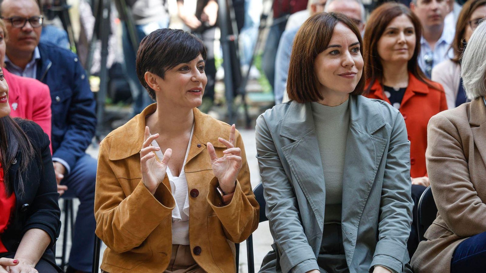 Les ministres d'Habitatge (esquerra) i Ciència (dreta), este didvendres a València