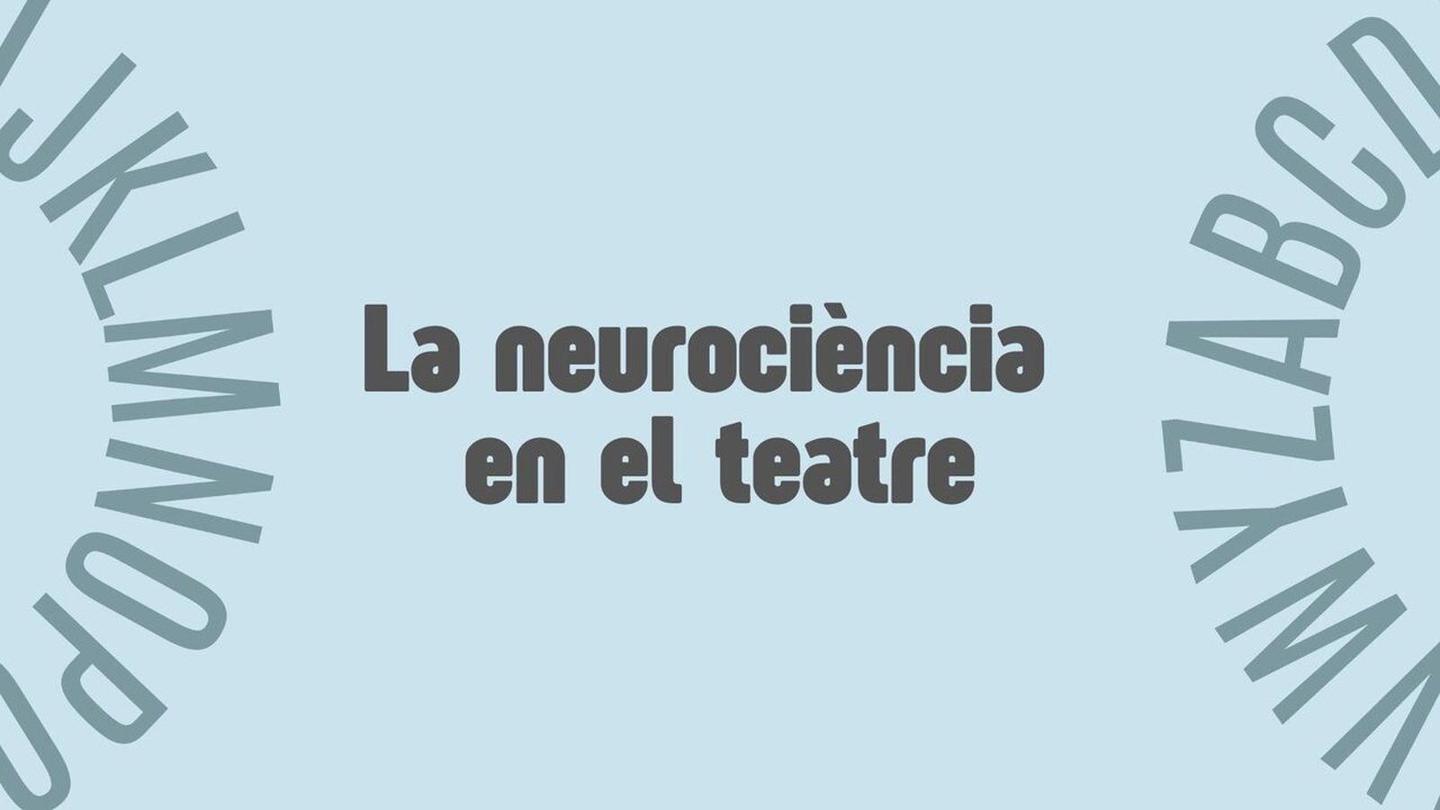 07.10.2025 | "Teló de fons", amb Juanjo Prats | La neurociència en el teatre