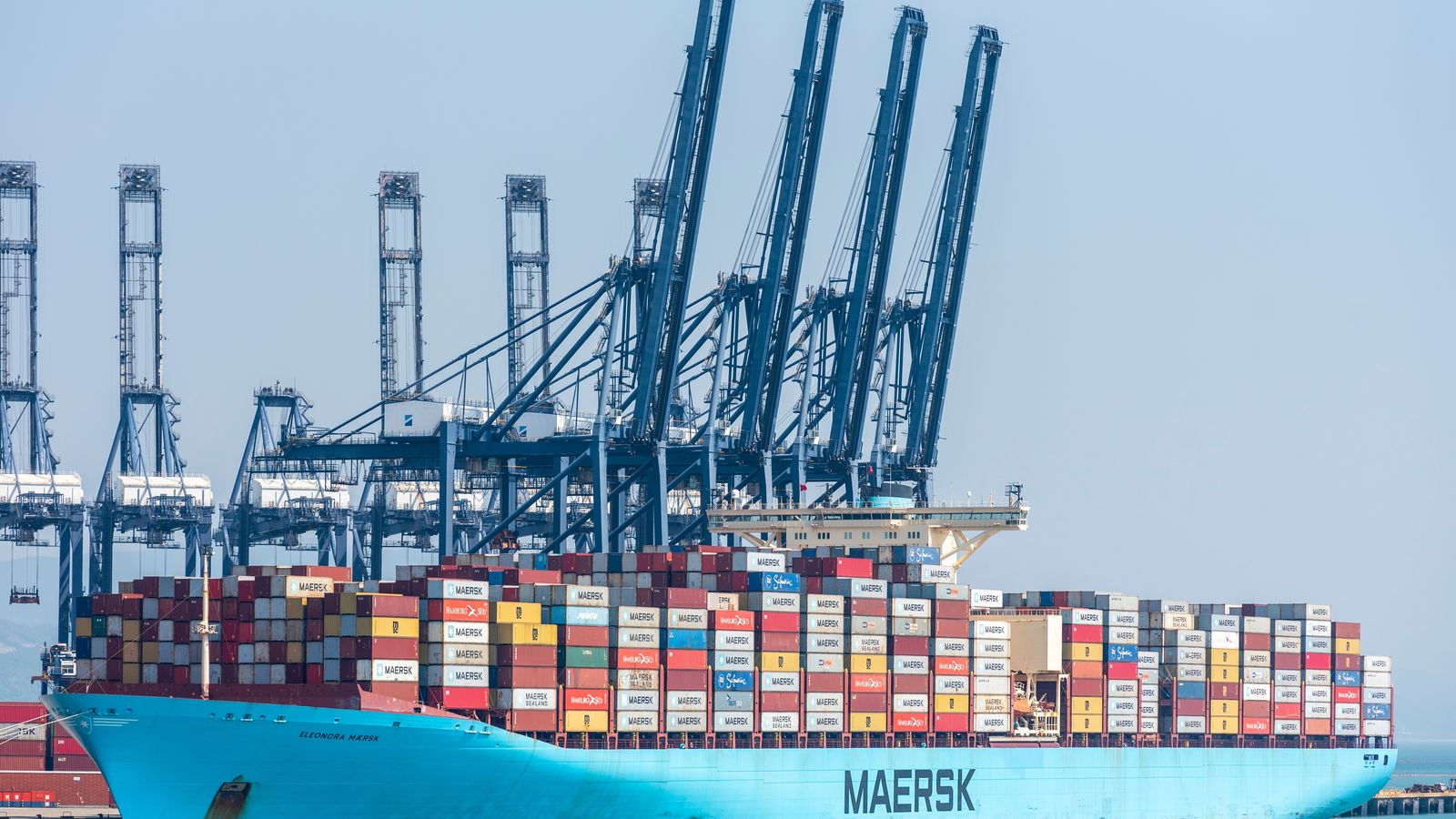 Vaixell de Maersk al port de Yantian