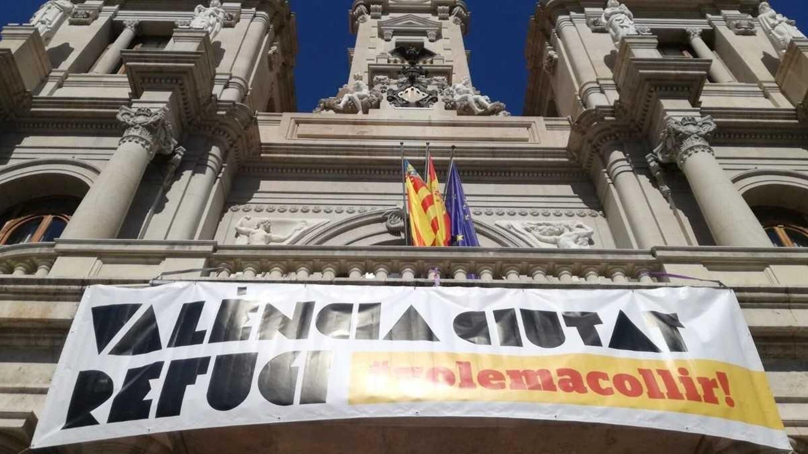 Façana de l'Ajuntament de València Façana de l'Ajuntament de València