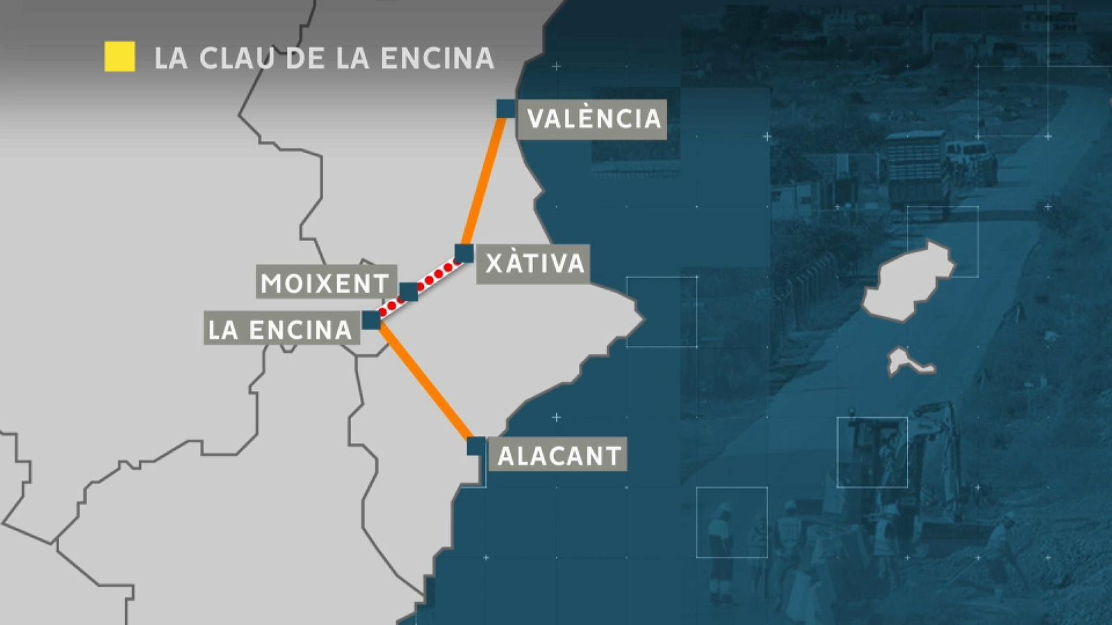 La solució del nu de l'Encina és la clau per a desembossar el corredor mediterrani i la connexió per alta velocitat