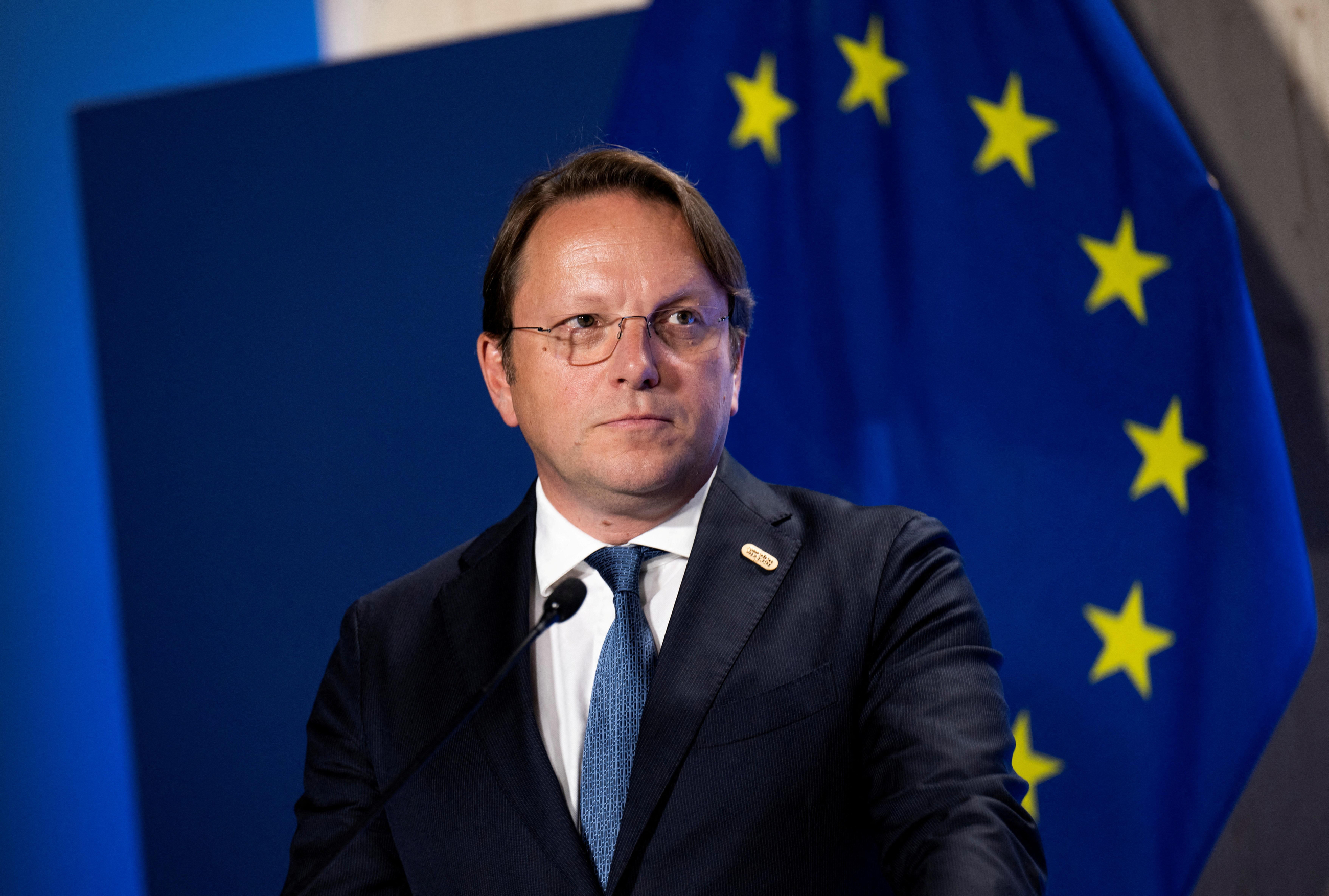 El comissari europeu d'Ampliació, Olivér Várhelyi El comissari europeu d'Ampliació, Olivér Várhelyi